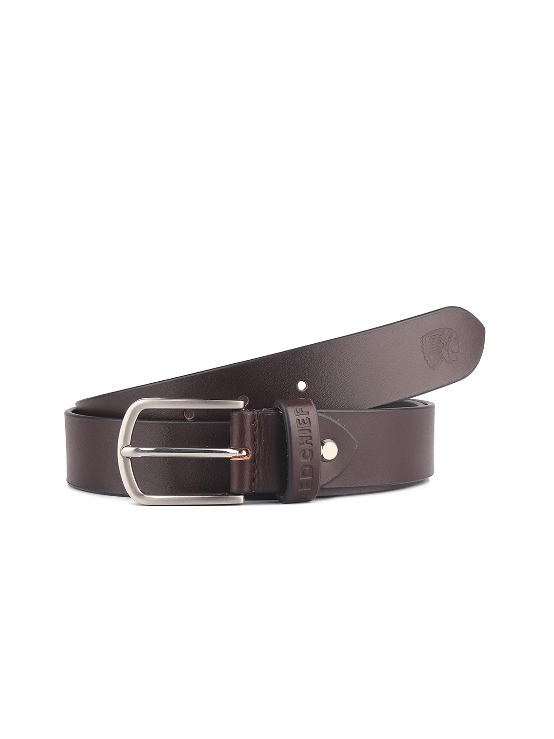 

Red Chief Men Leather Formal Belt, Brown