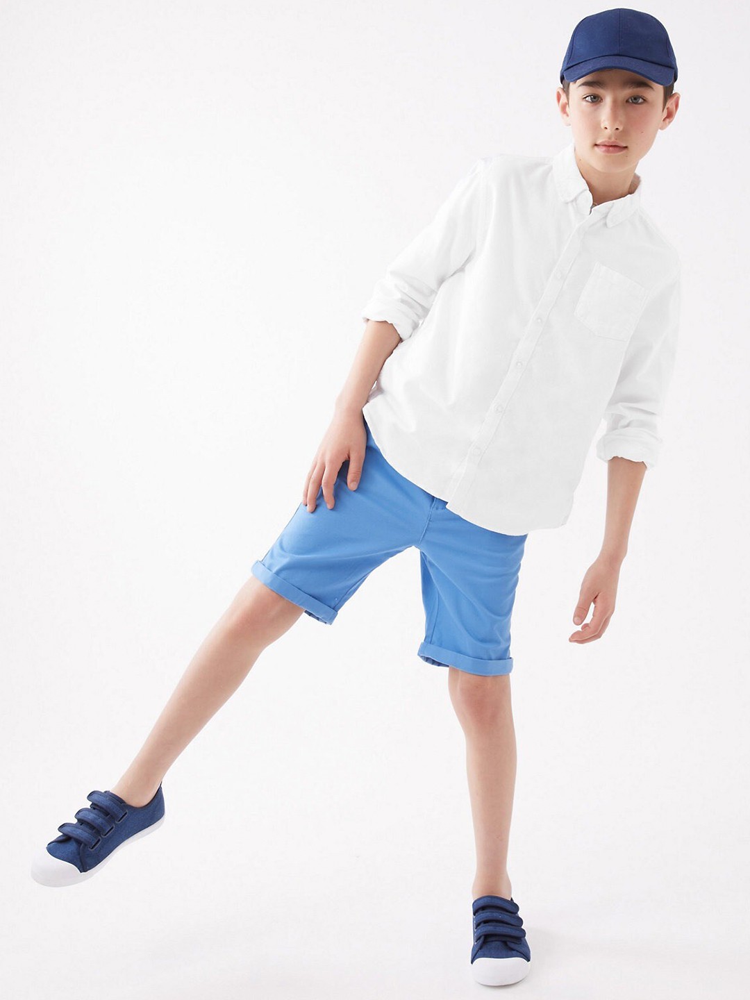 

Marks & Spencer Boys Oxford Casual Pure Cotton Shirt, White