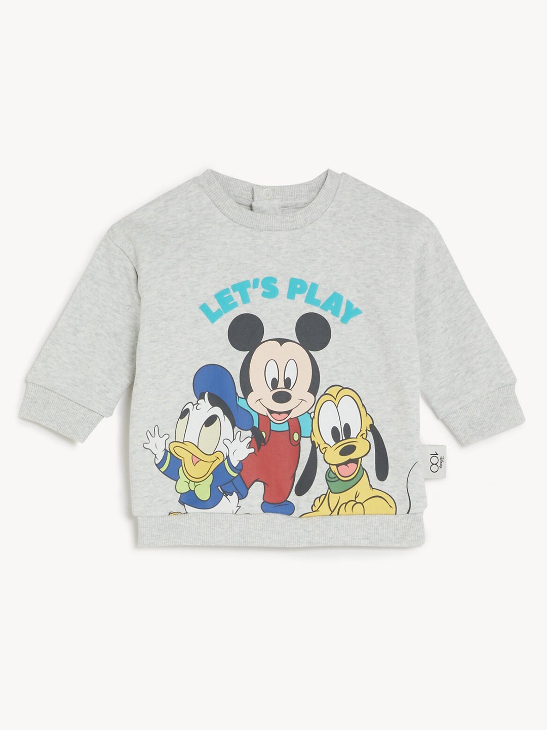 

Marks & Spencer Boys Mickey Mouse Printed Sweatshirt, Grey