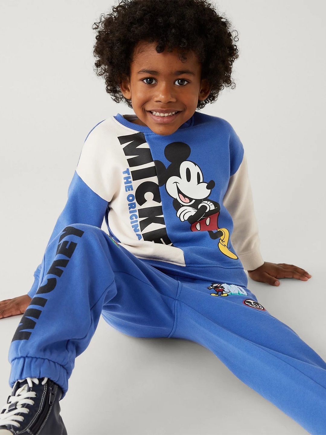 

Marks & Spencer Boys Mickey Mouse Printed Sweatshirt, Blue