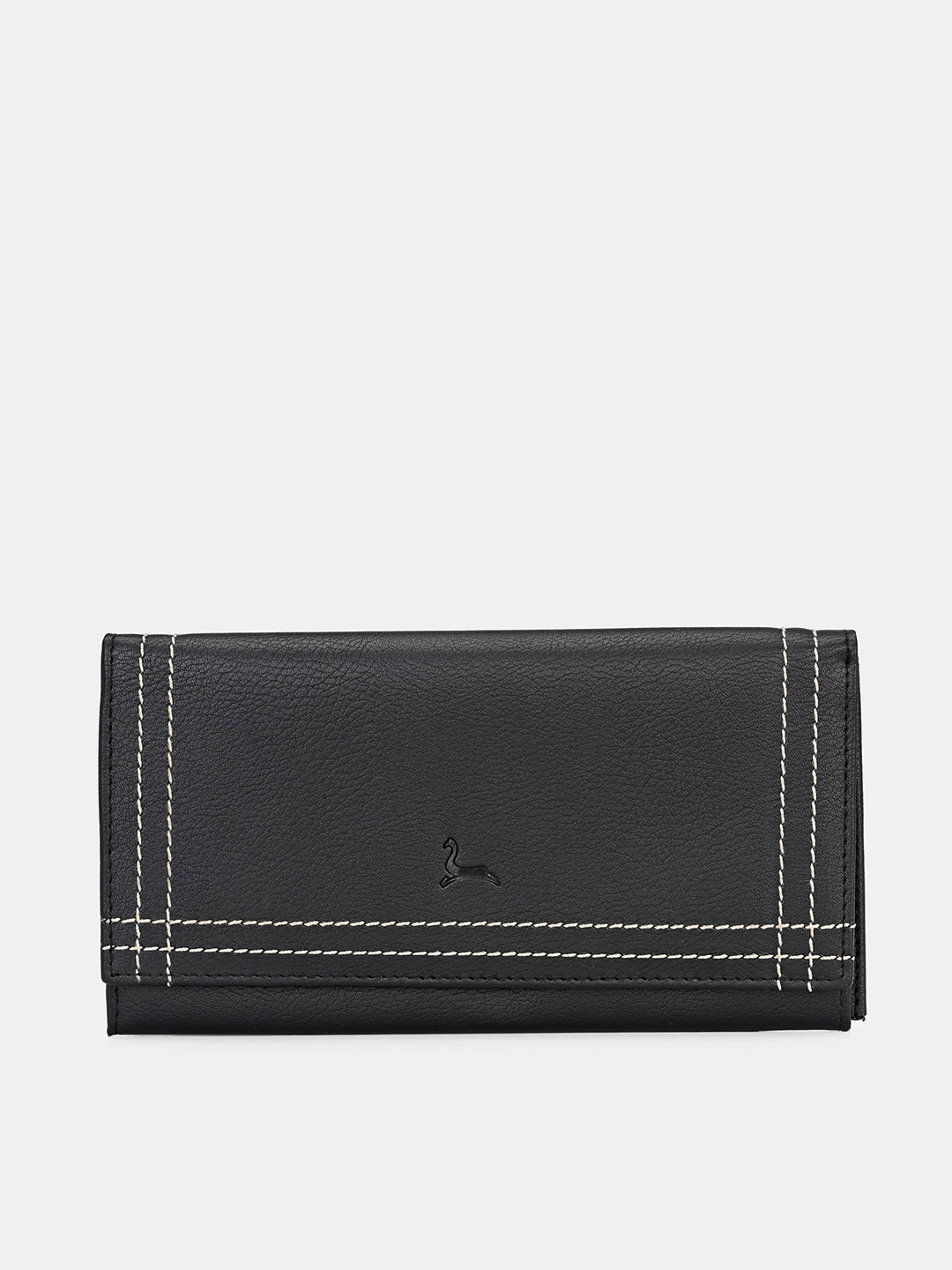 

Pacific Gold Men Leather Envelope Wallet, Black