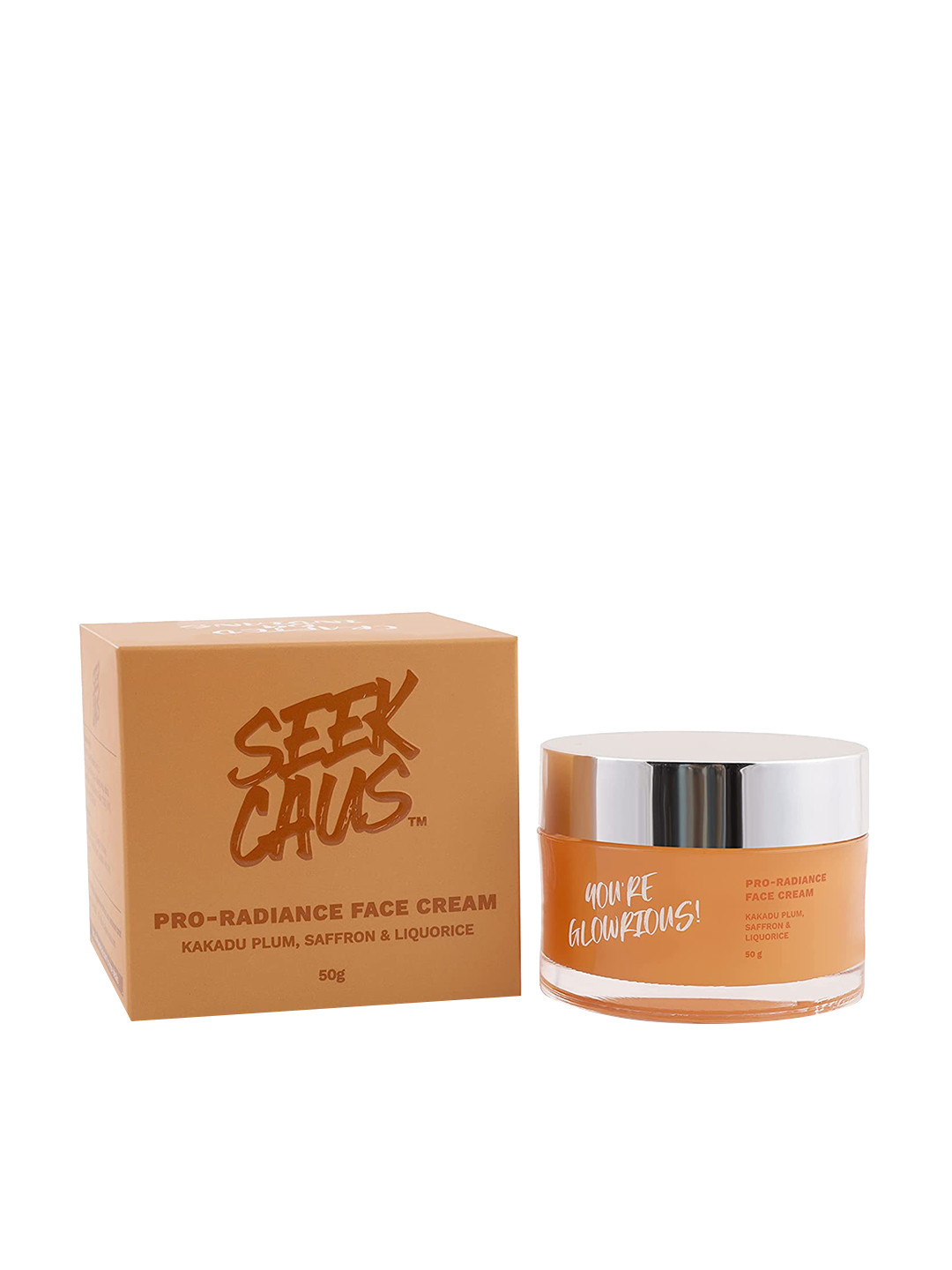 

SEEKCAUS You're Glowrious Pro Radiance Face Cream with Kakadu Plum - 50 g, Orange