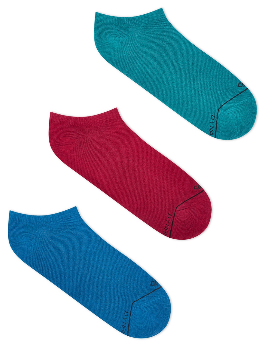 

Dynamocks Pack Of 3 Ankle Length Socks, Teal