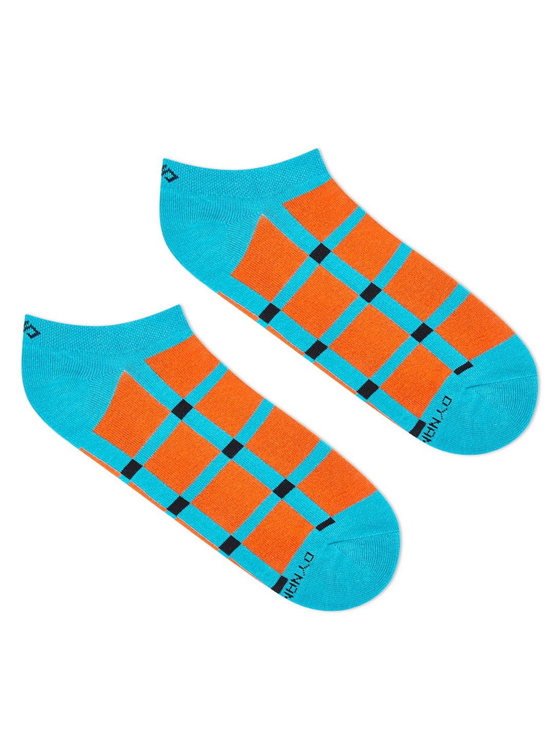 

Dynamocks Patterned Ankle-Length Socks, Blue