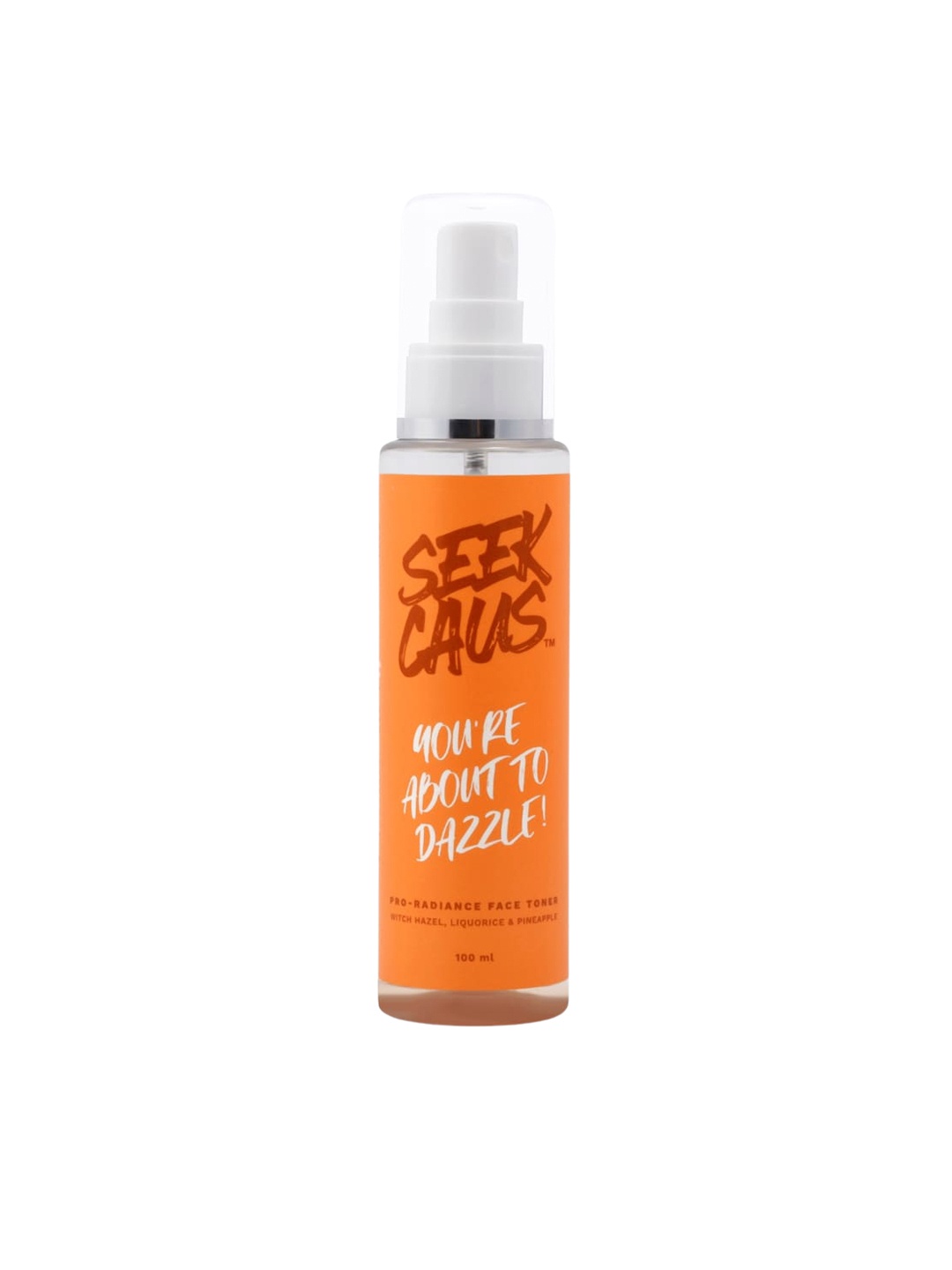 

SEEKCAUS You're About To Dazzle Pro-Radiance Face Toner - 100 ml, Orange