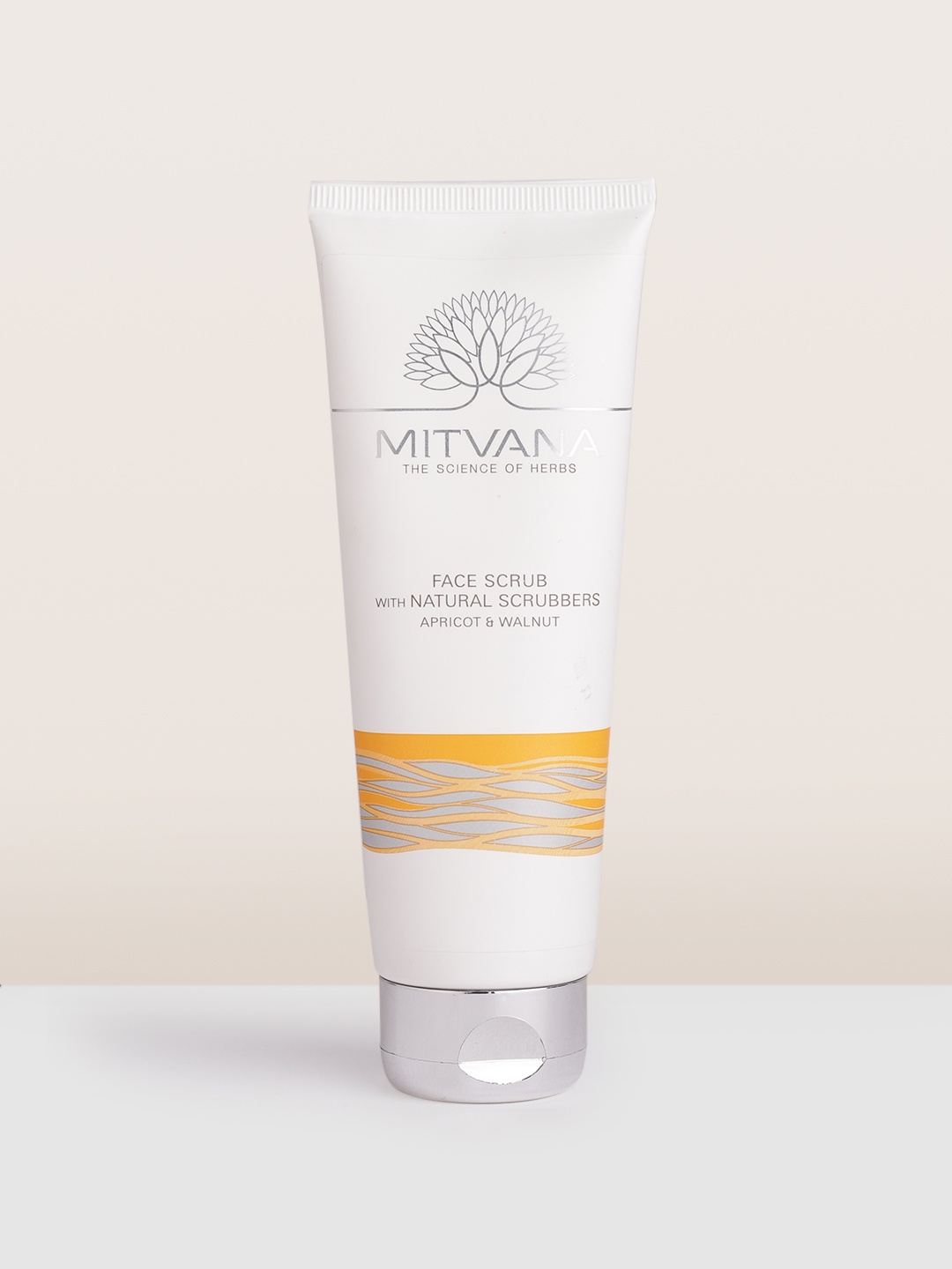 

MITVANA Face Scrub With Natural Scrubbers Apricot & Walnut - 100 ML, White