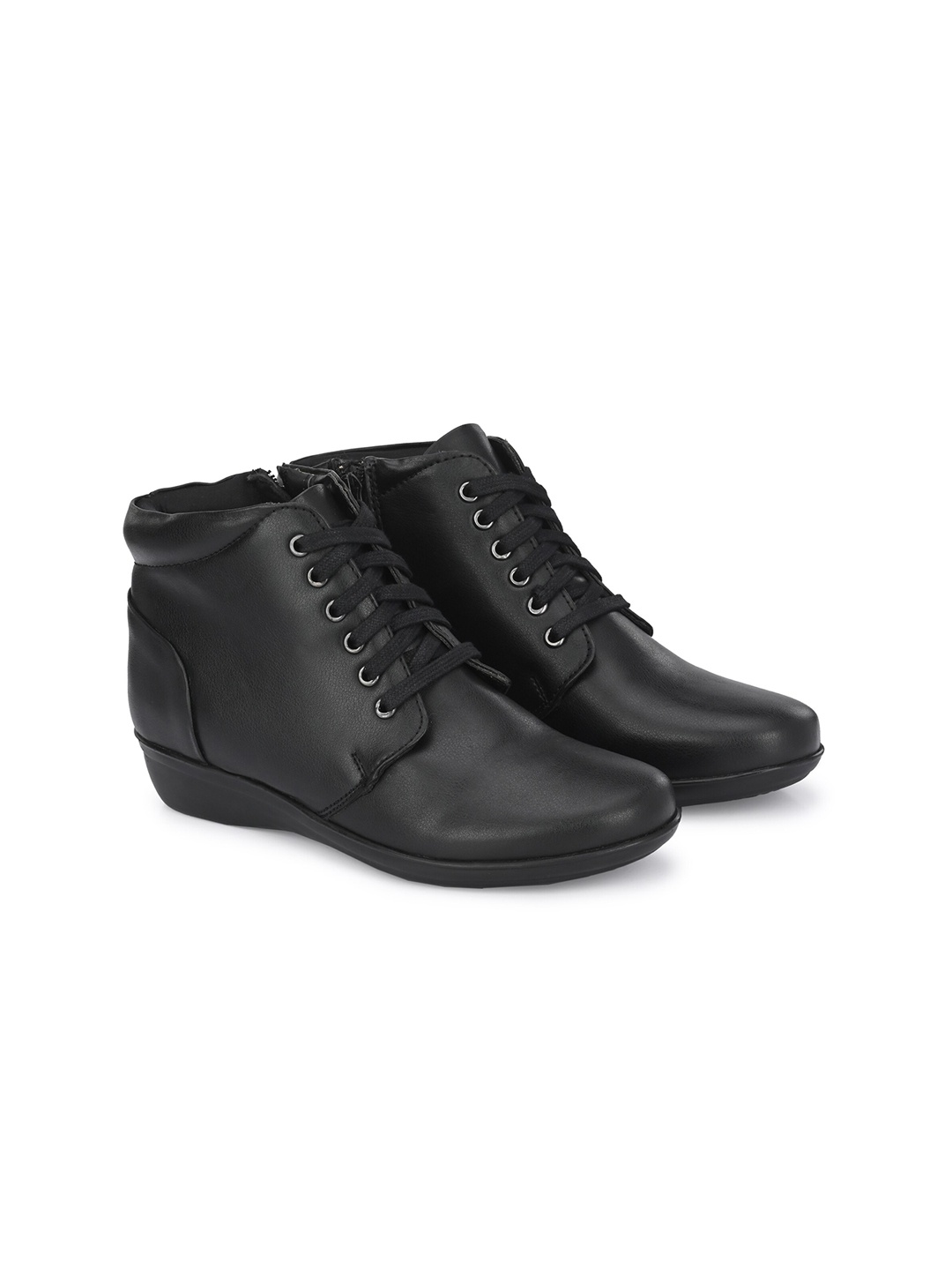 

Delize Women Mid-Top Regular Boots, Black
