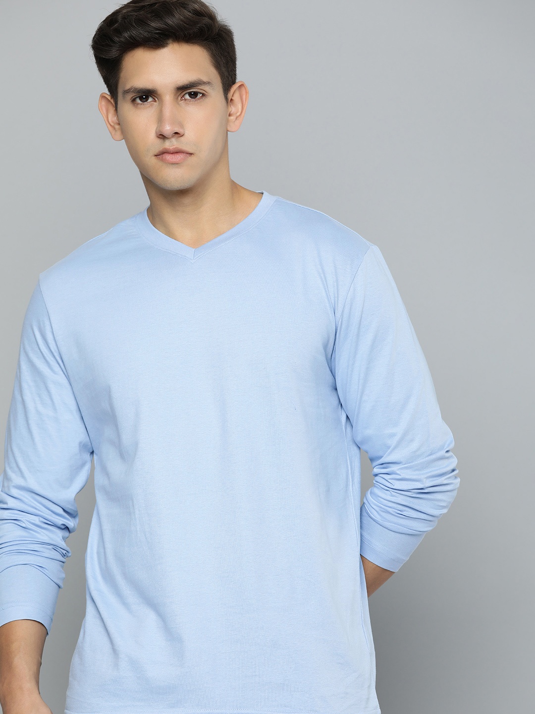 

ether V-Neck Regular Fit T-shirt, Blue