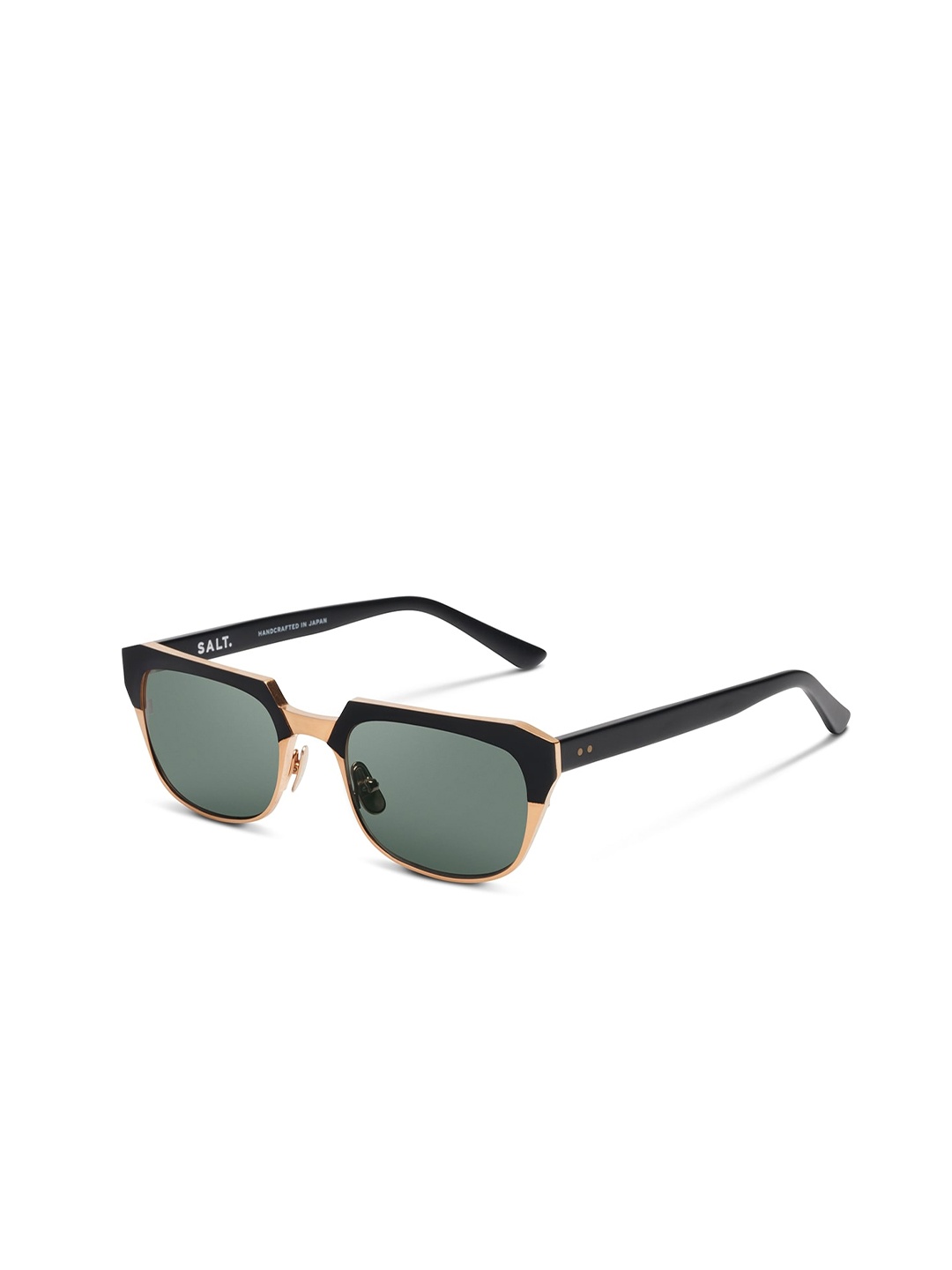 

SALT Full Rim Rectangle Sunglasses with Polarised and UV Protected Lens - Knox, Gold