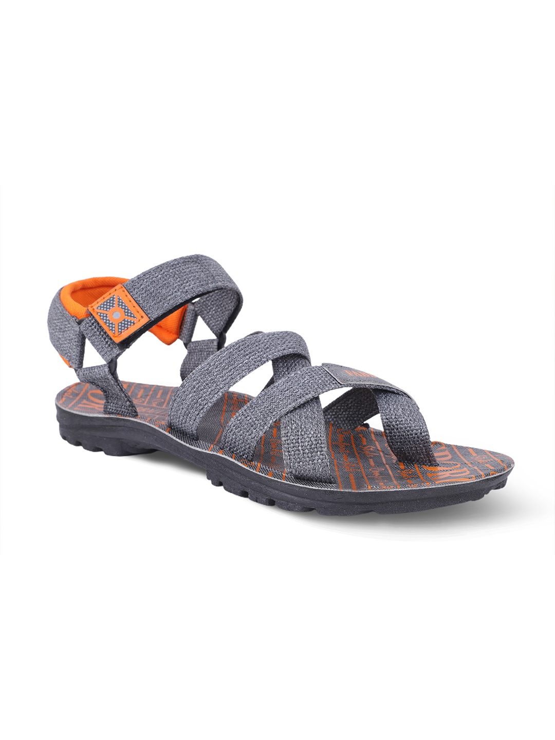 

FABBMATE Men Synthetic Sports Sandals, Grey