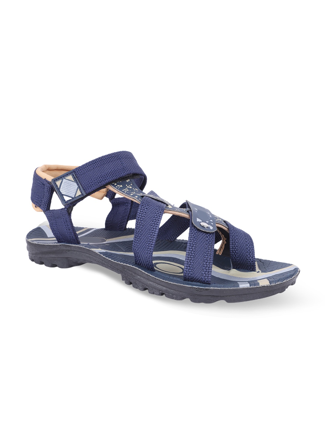 

FABBMATE Men Velcro Sports Sandals, Beige