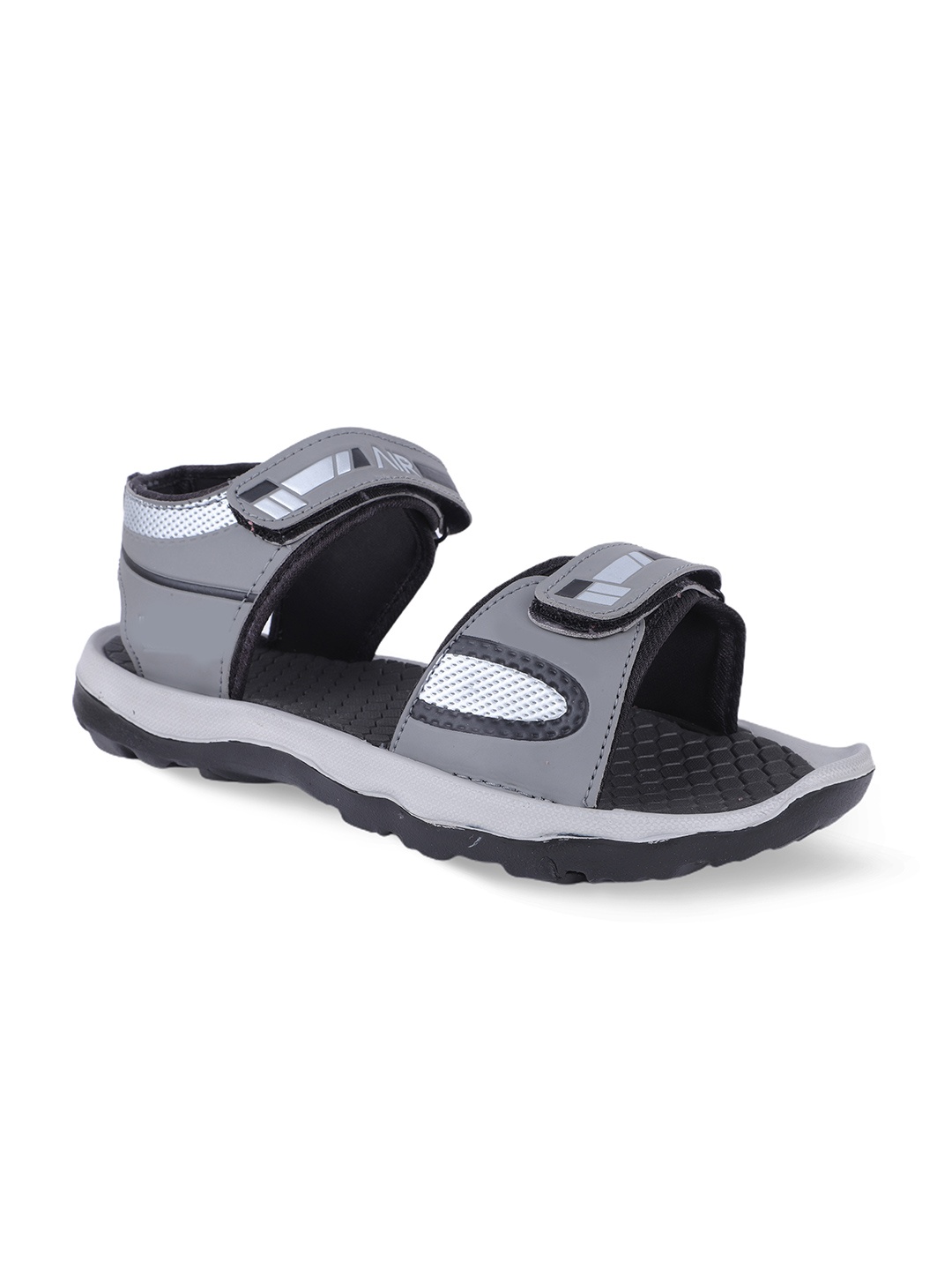 

FABBMATE Men Synthetic Sports Sandals, Black