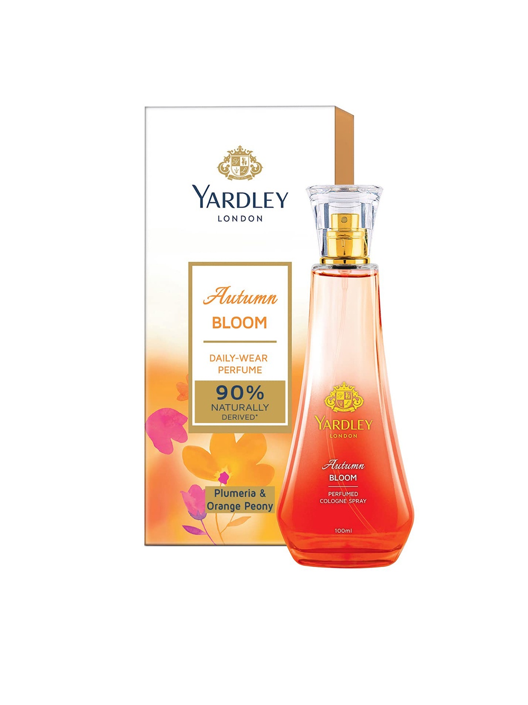 

YARDLEY LONDON Autumn Bloom Plumeria & Orange Peony Perfumed Cologne Spray - 100 ml