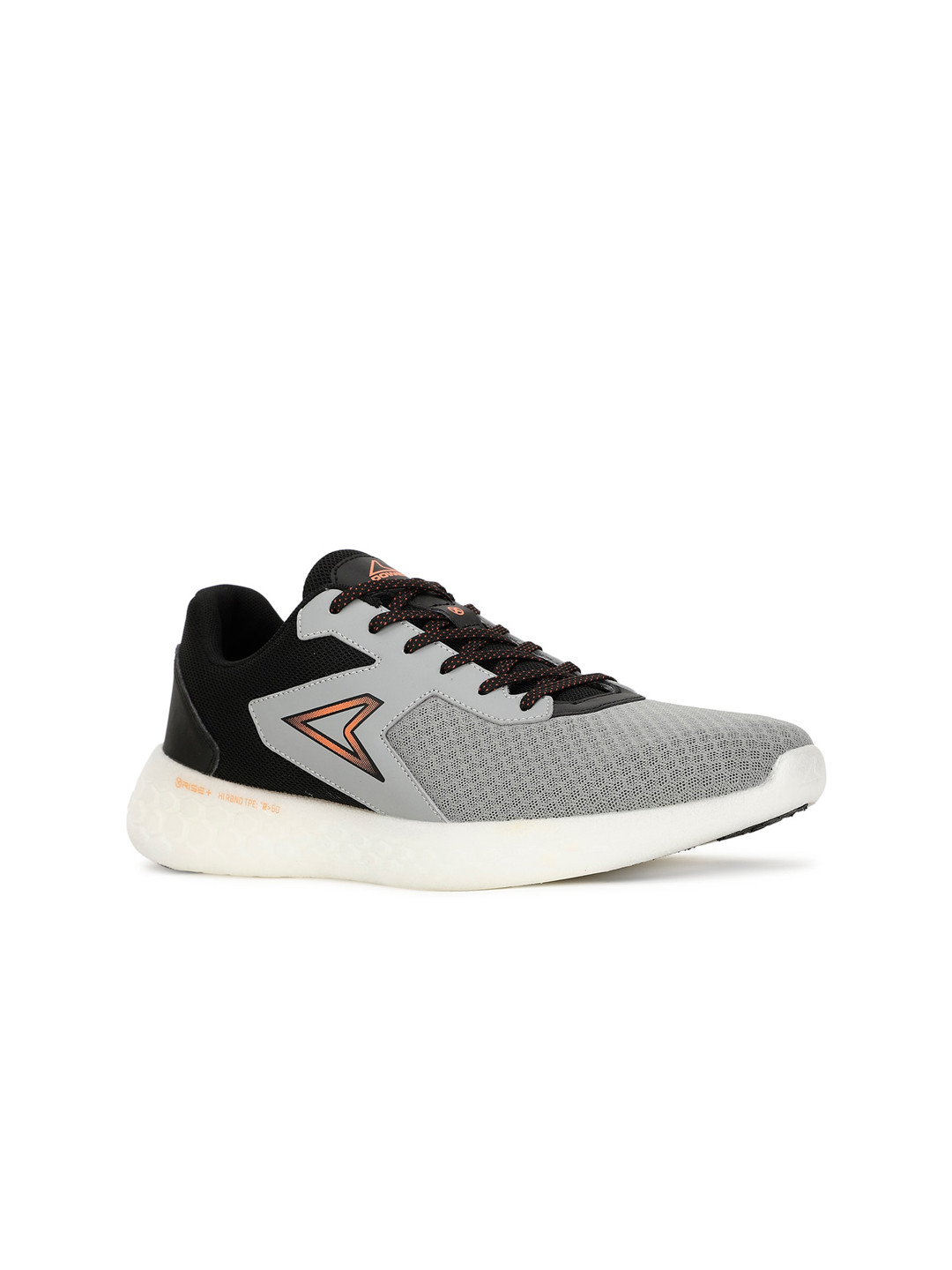 

Power Men Woven Design Comfort Insole Textile Sneakers, Grey