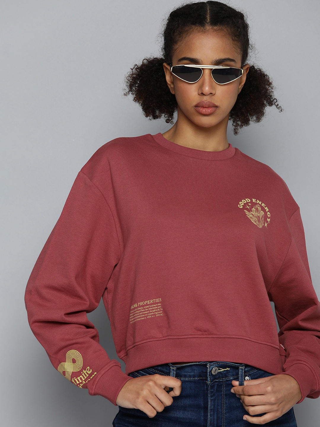 

Levis Printed Sweatshirt, Pink