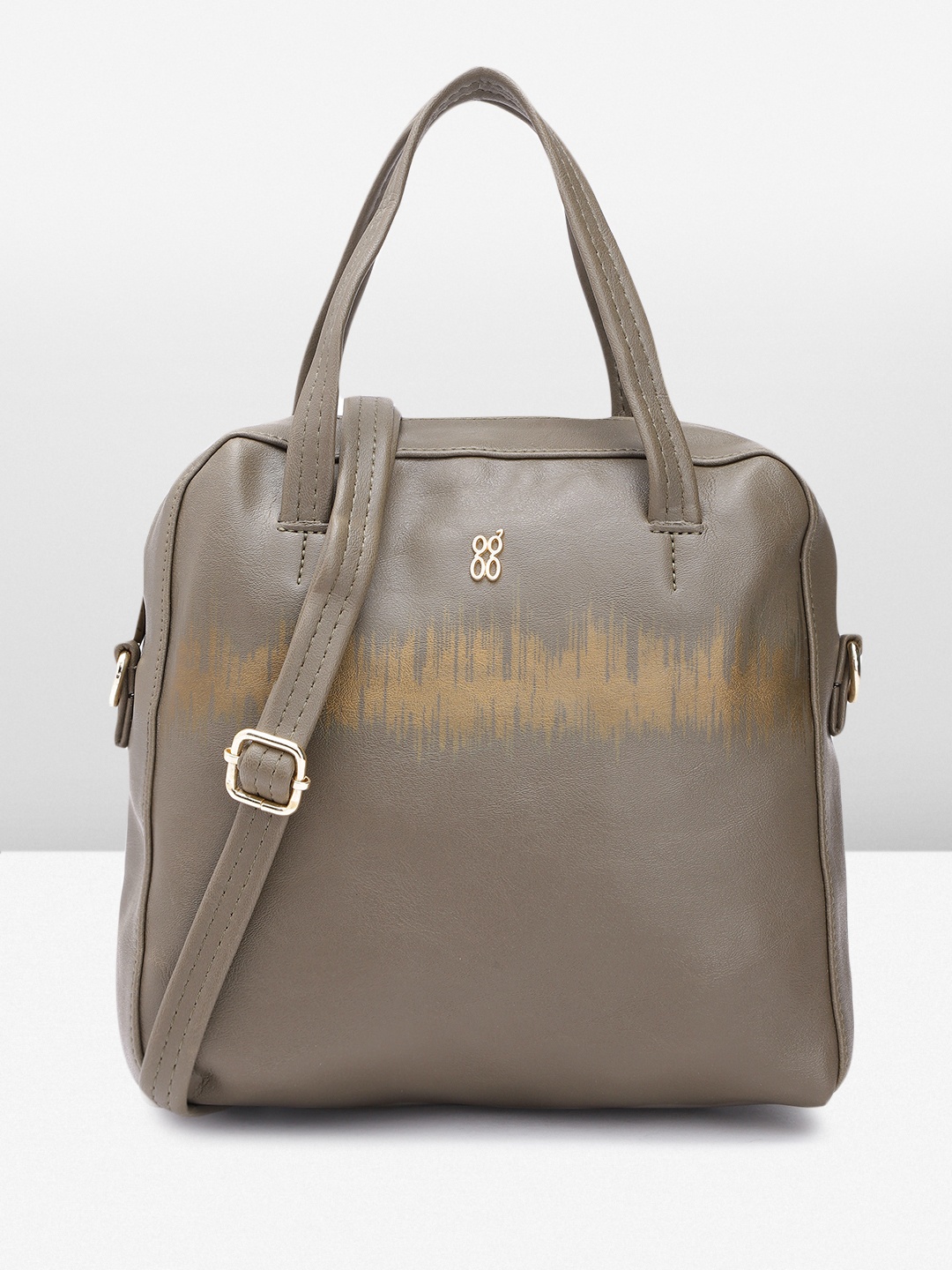 

Baggit Women Solid Handheld Bag, Olive