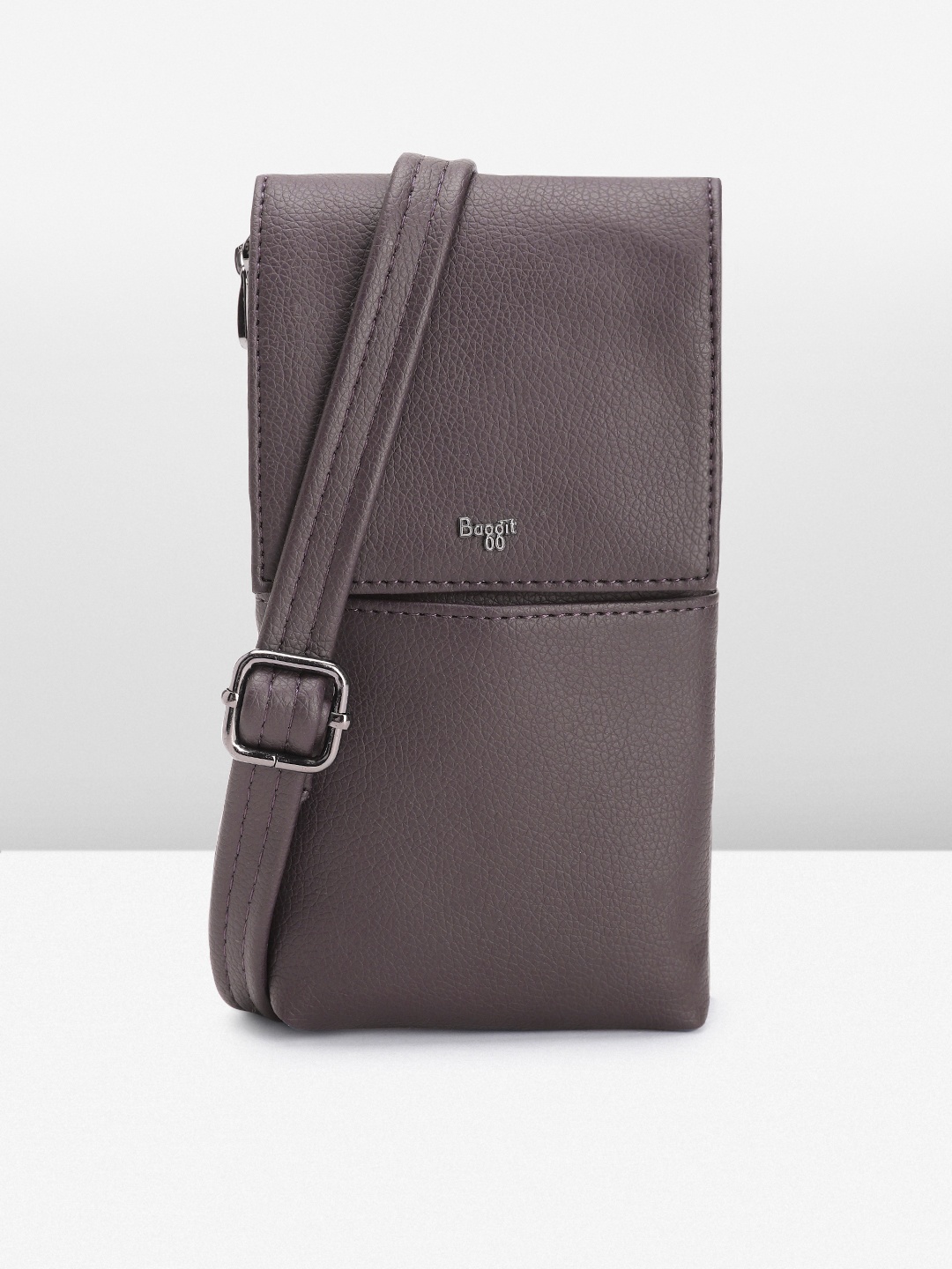 

Baggit Men Two Fold Wallet with Sling Strap, Brown