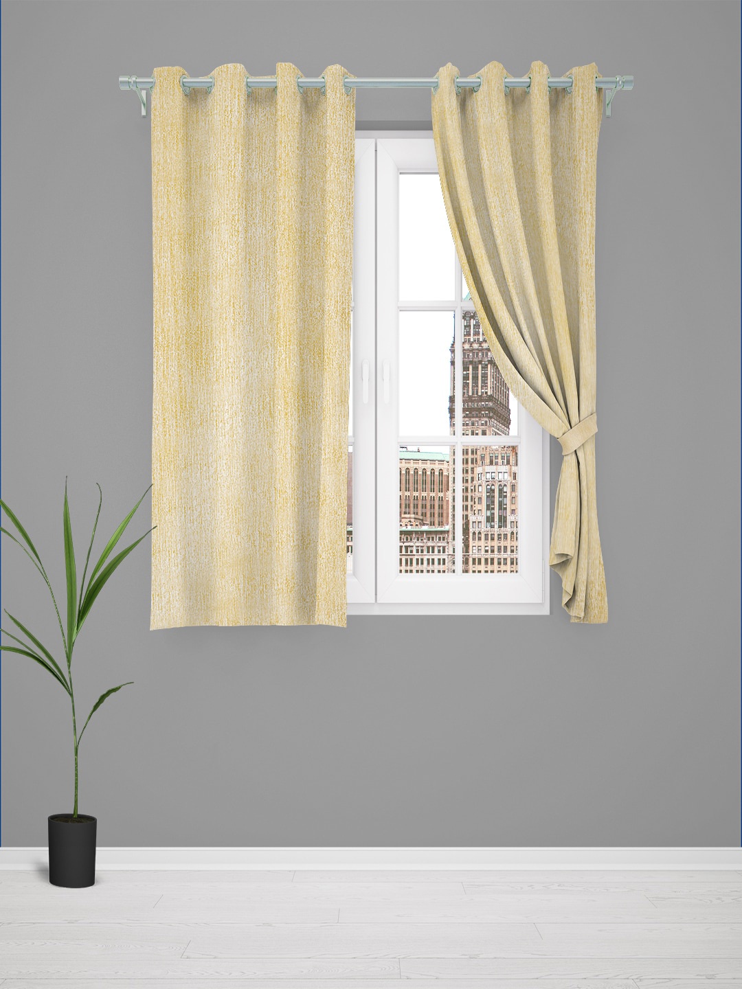 

Just Home Summer 2023 Beige 2 Pieces Room Darkening Window Curtains