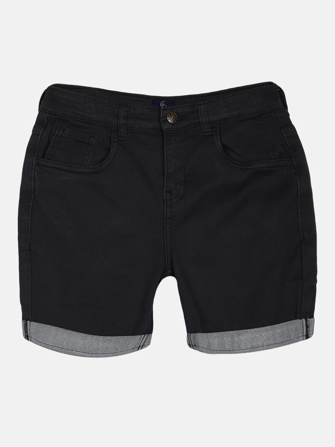 

KiddoPanti Boys Mid Rise Denim Shorts, Grey