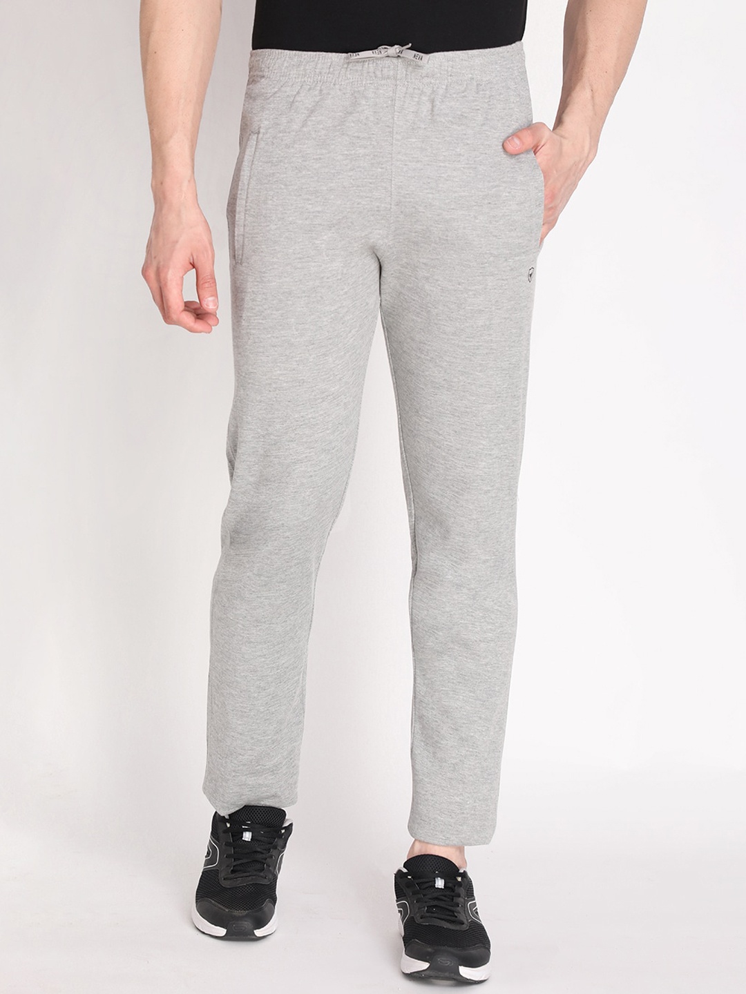 

NEVA Men Regular Fit Mid-Rise Track Pants, Grey