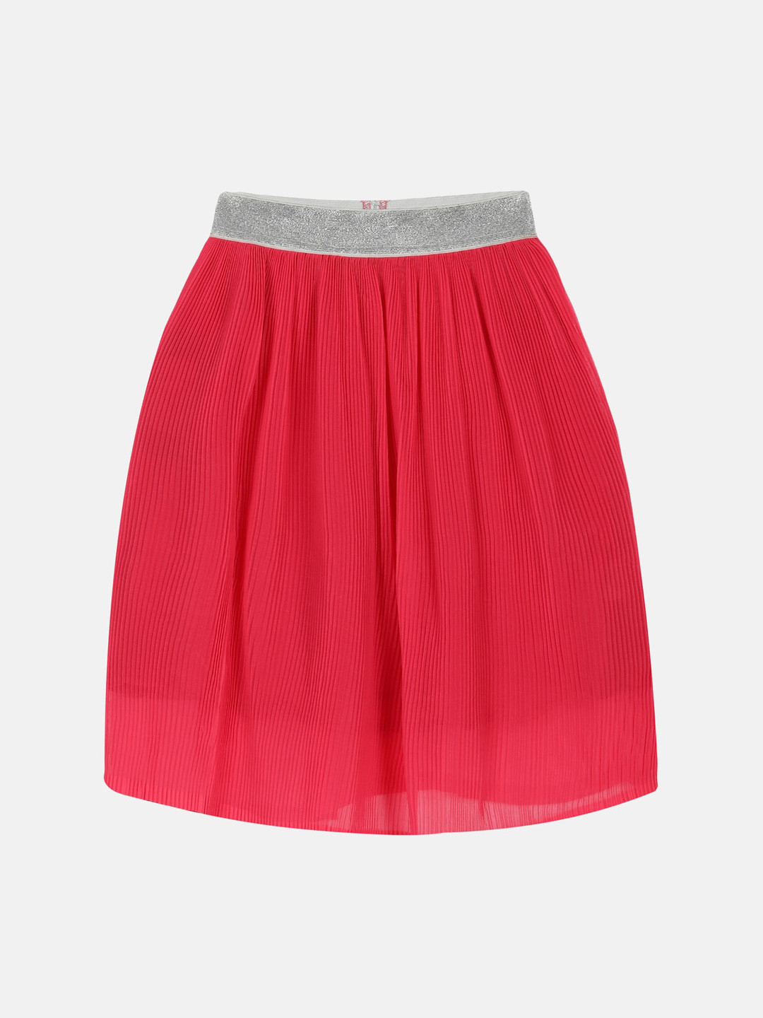 

KiddoPanti Girls Pleated A-line Skirt, Pink