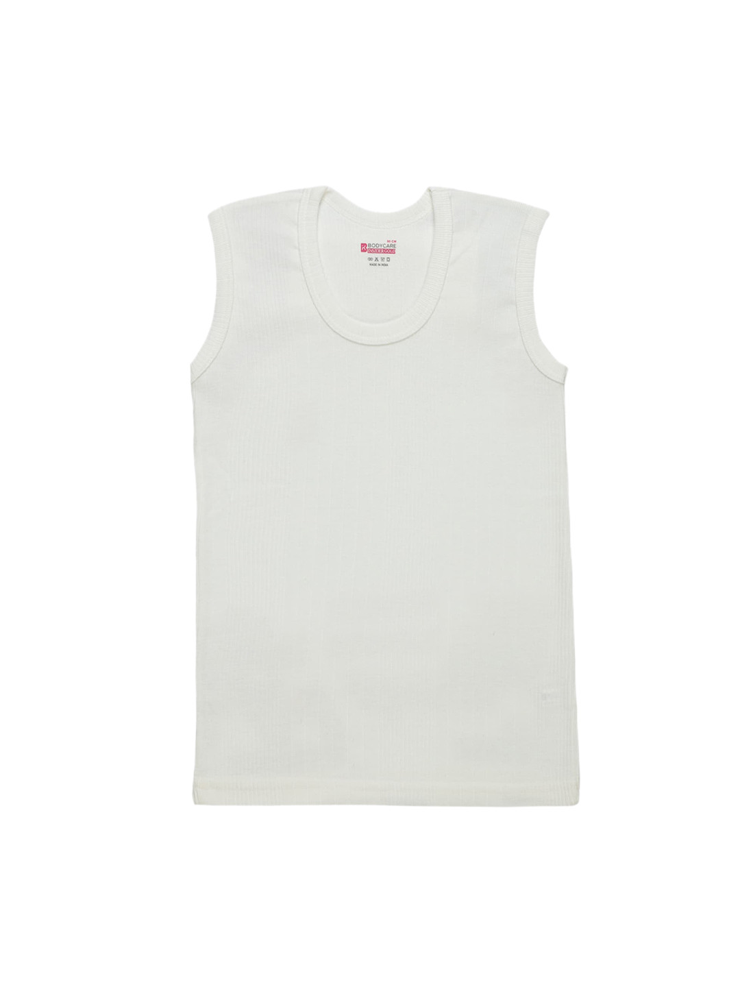 

Bodycare Kids Boys Ribbed Wool High Stretchable Thermal Top, White