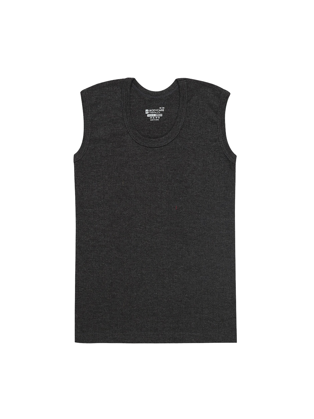 

Bodycare Kids Boys Ribbed Wool High Stretchable Thermal Top, Black