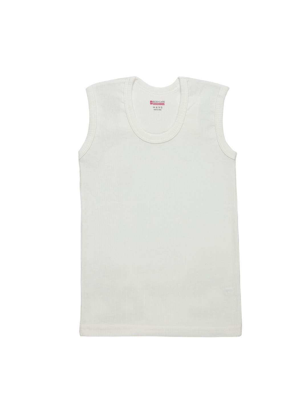 

Bodycare Kids Boys Ribbed Wool High Stretchable Thermal Top, White