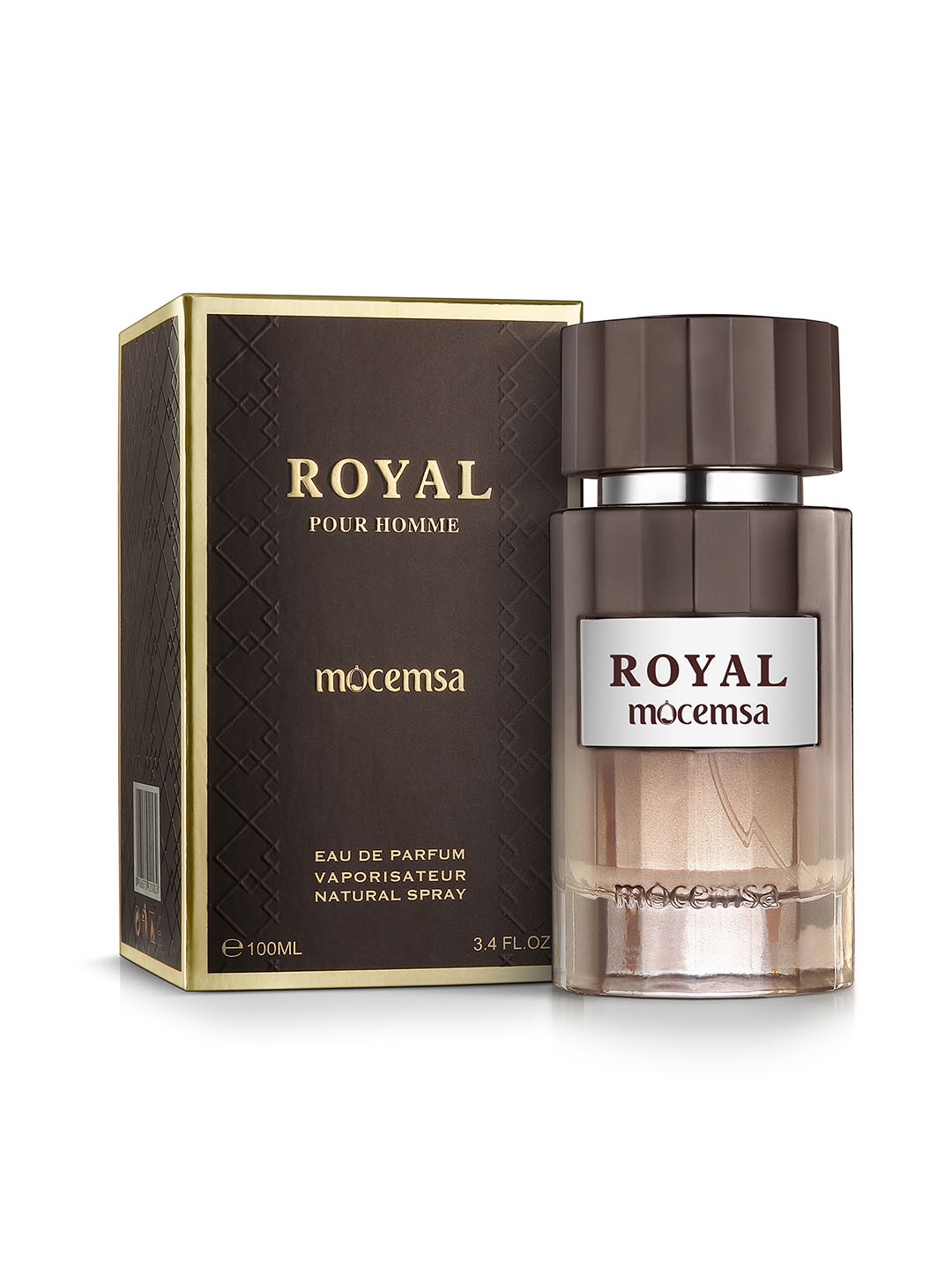 

MOCEMSA Men Royal Long Lasting Eau De Parfum - 100 ml, Grey