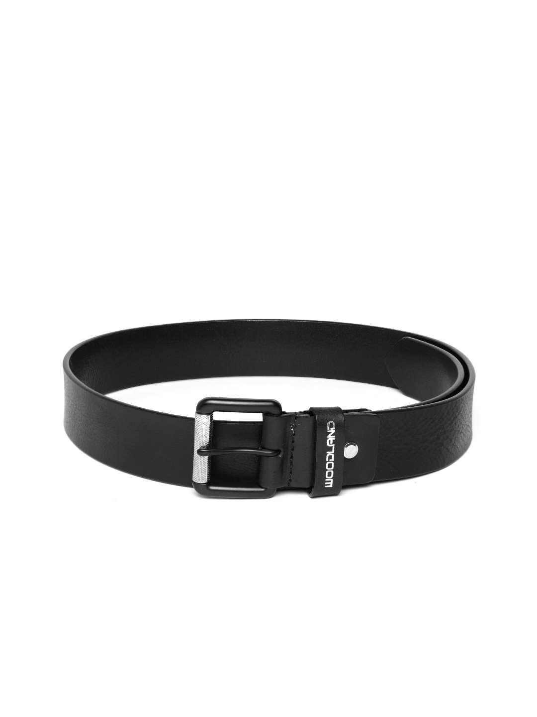 

Woodland Men Leather Belt, Black