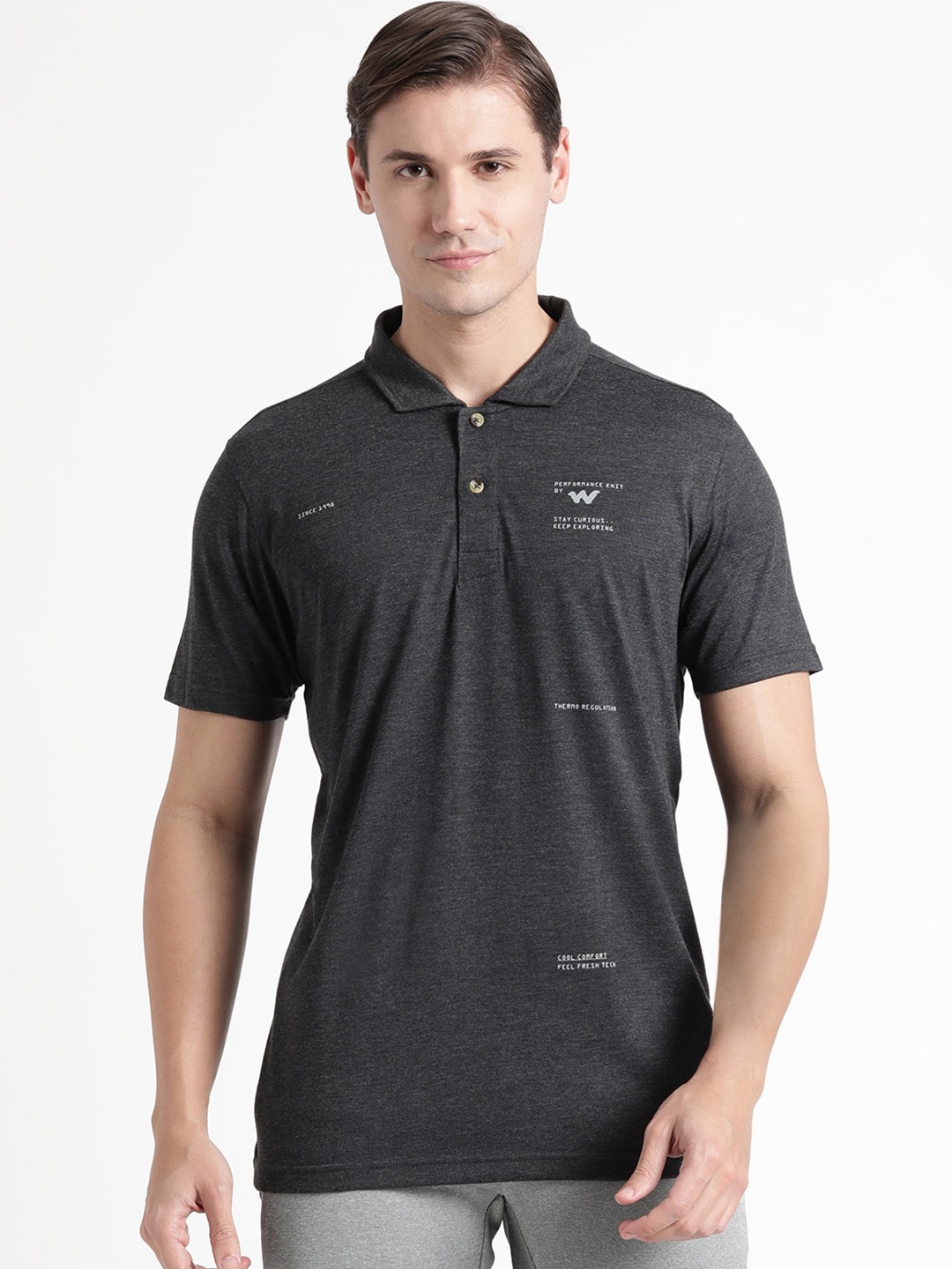 

Wildcraft Polo Collar Rapid-Dry T-shirt, Black