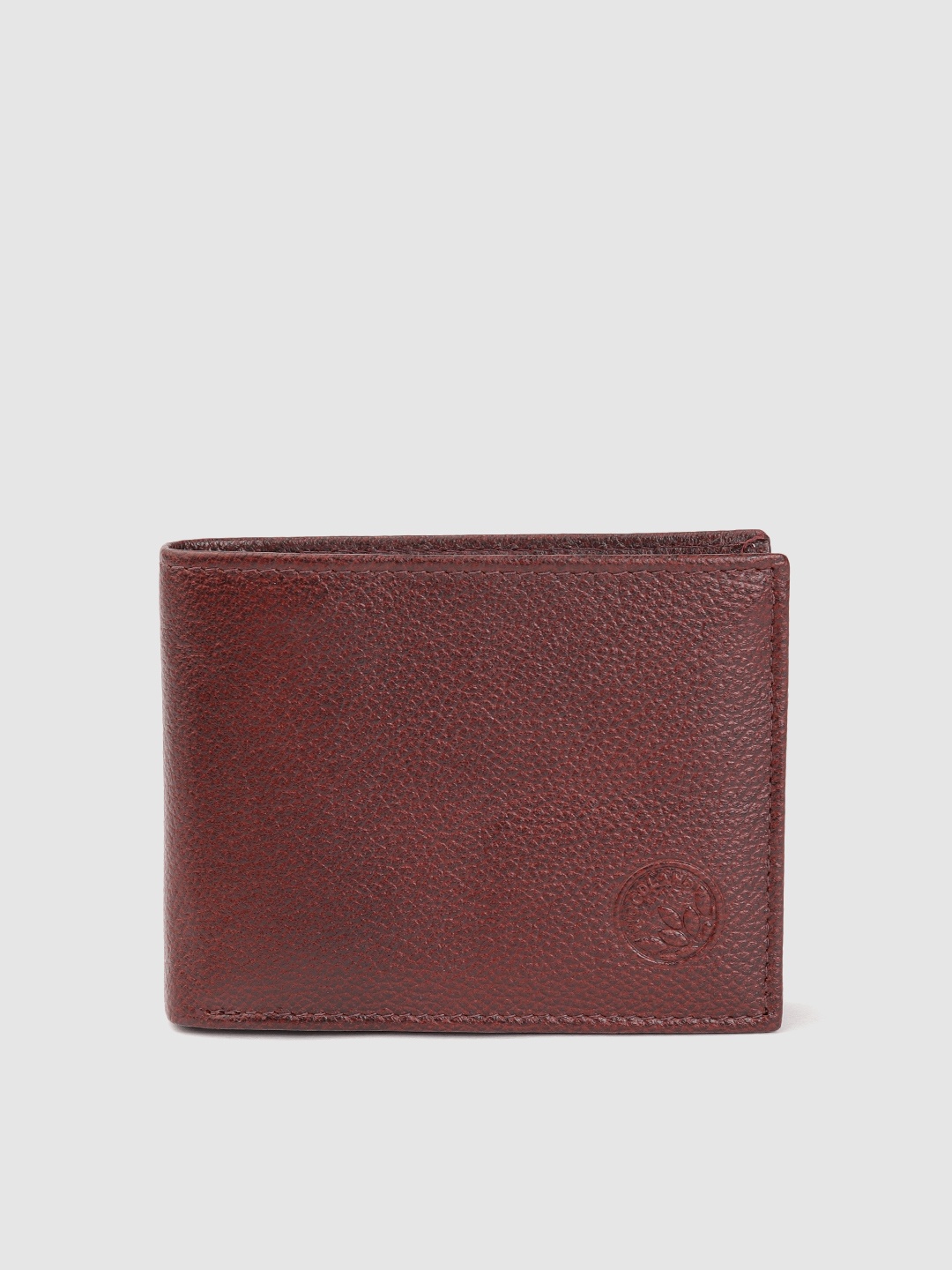 

Woodland Men Snake Skin Textured Leather Two Fold Wallet, Brown