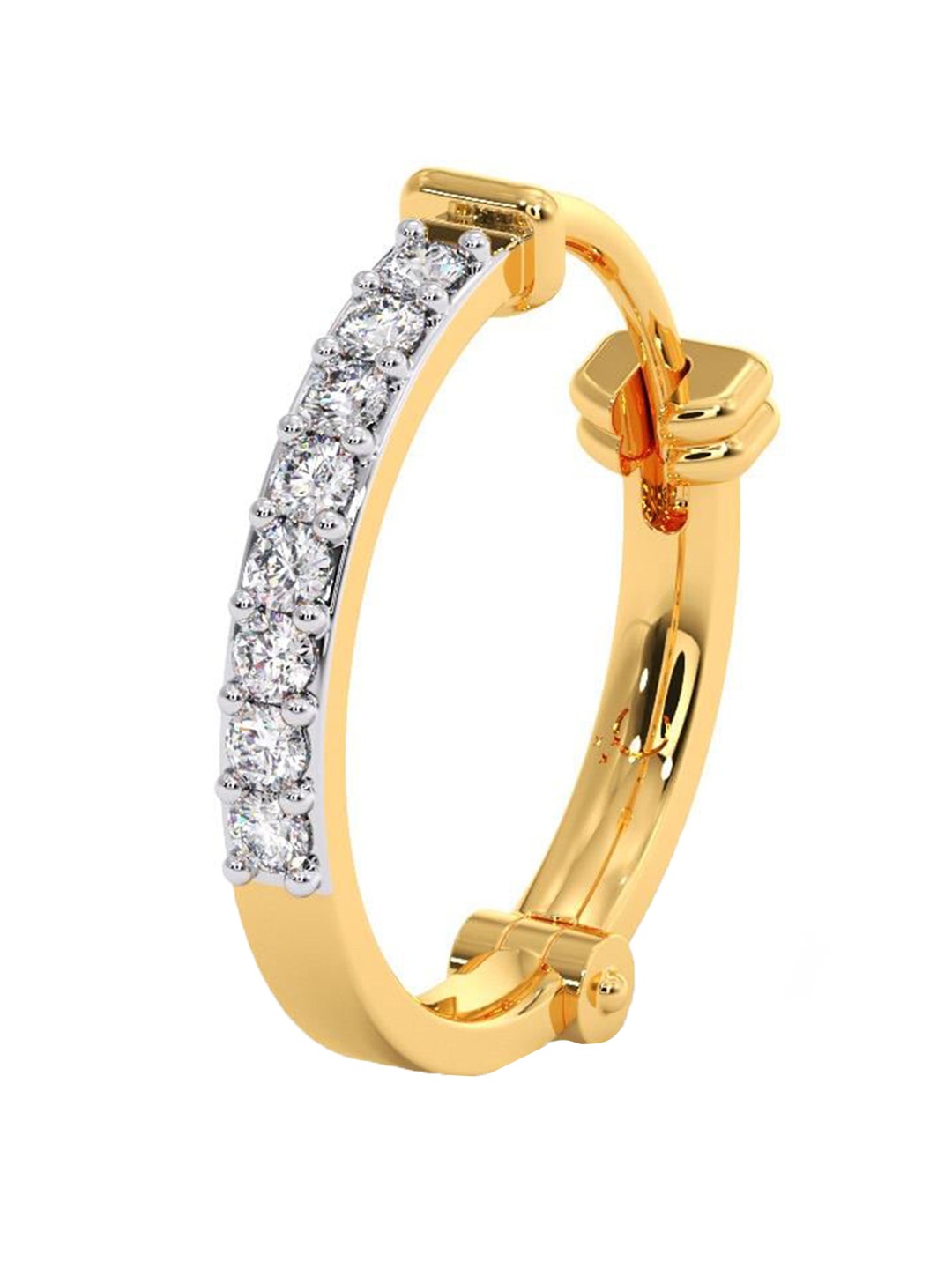 

CANDERE A KALYAN JEWELLERS COMPANY 18K Gold Diamond Nose Pin, White