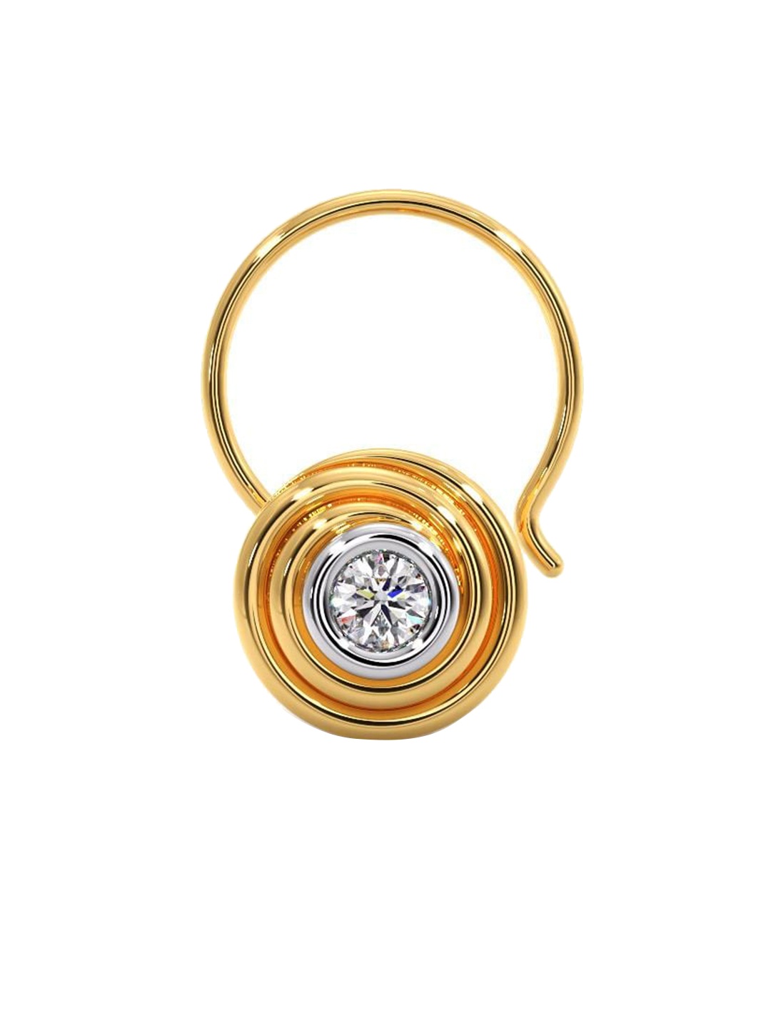 

CANDERE A KALYAN JEWELLERS COMPANY 18K Gold Diamond Nose Pin, White