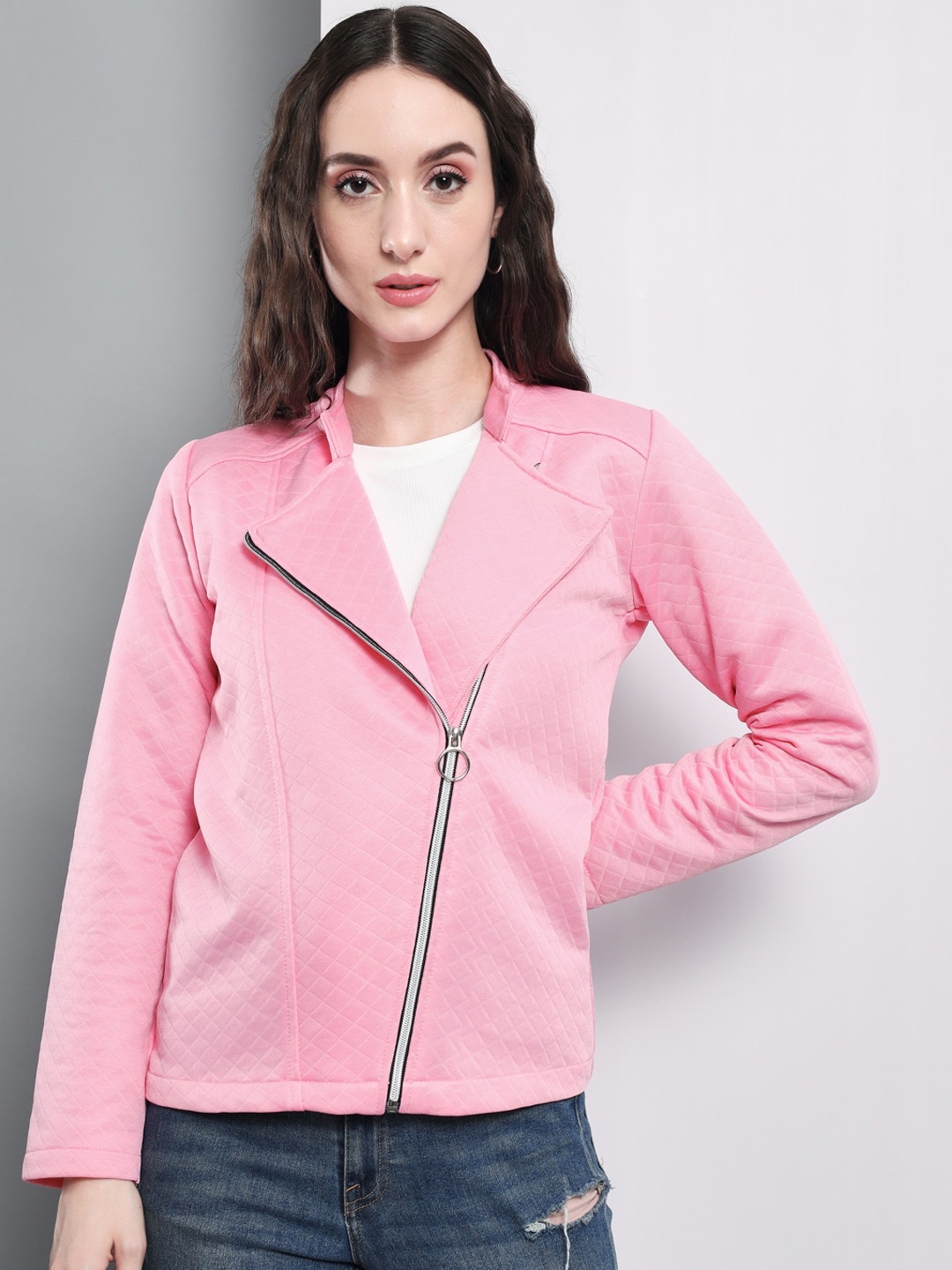 

Darzi Women Quilted Jacket, Pink