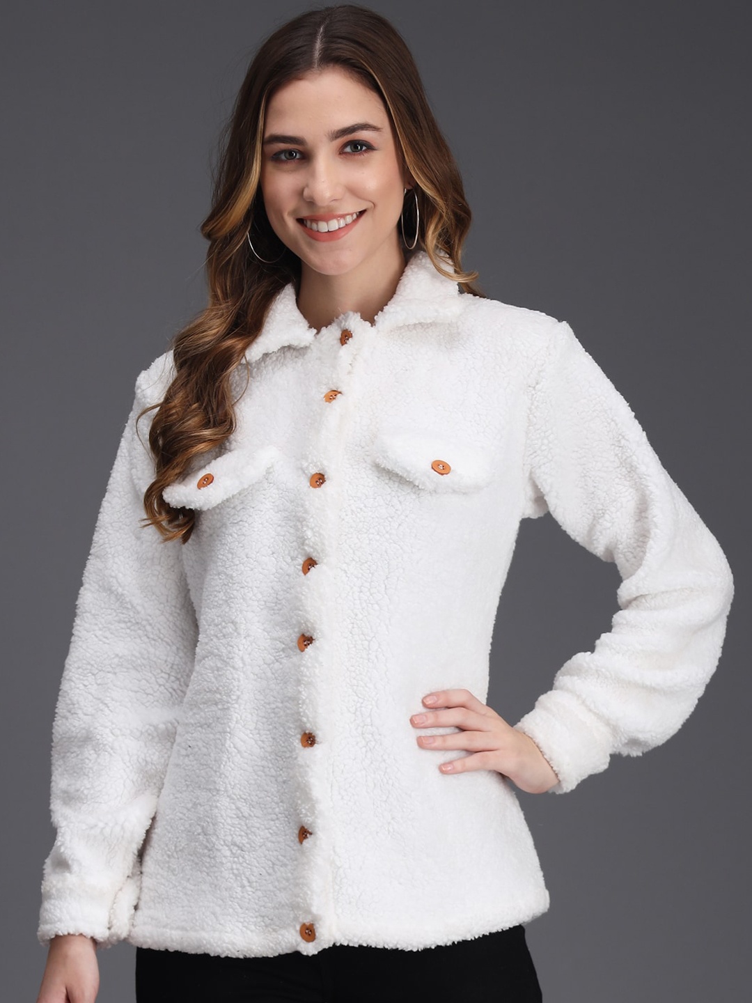 

Darzi Women Long Sleeve Tailored Jacket, White