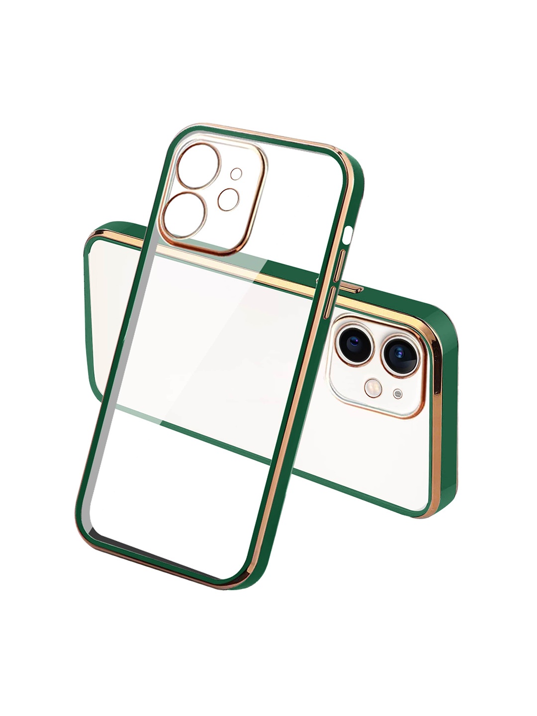 

Karwan Square Platting iPhone 11 Phone Back Case, Transparent
