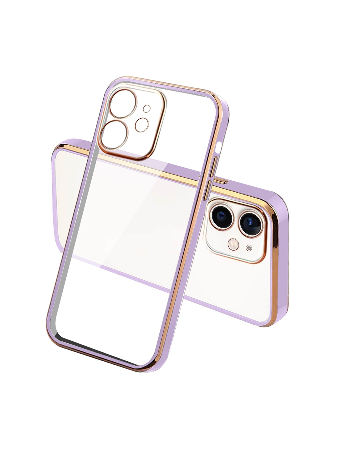 

Karwan iPhone 11 Square Platting Phone Back Cover, Purple