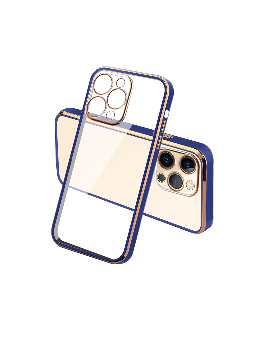 

Karwan Square Platting iPhone 11 Pro Phone Back Cover, Blue