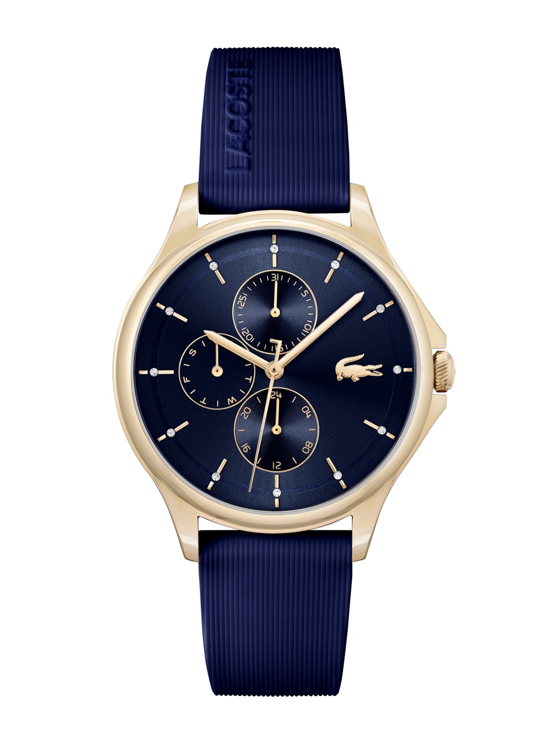 

Lacoste Women Brass Dial & Straps Analogue Multi Function Watch 2001236, Blue