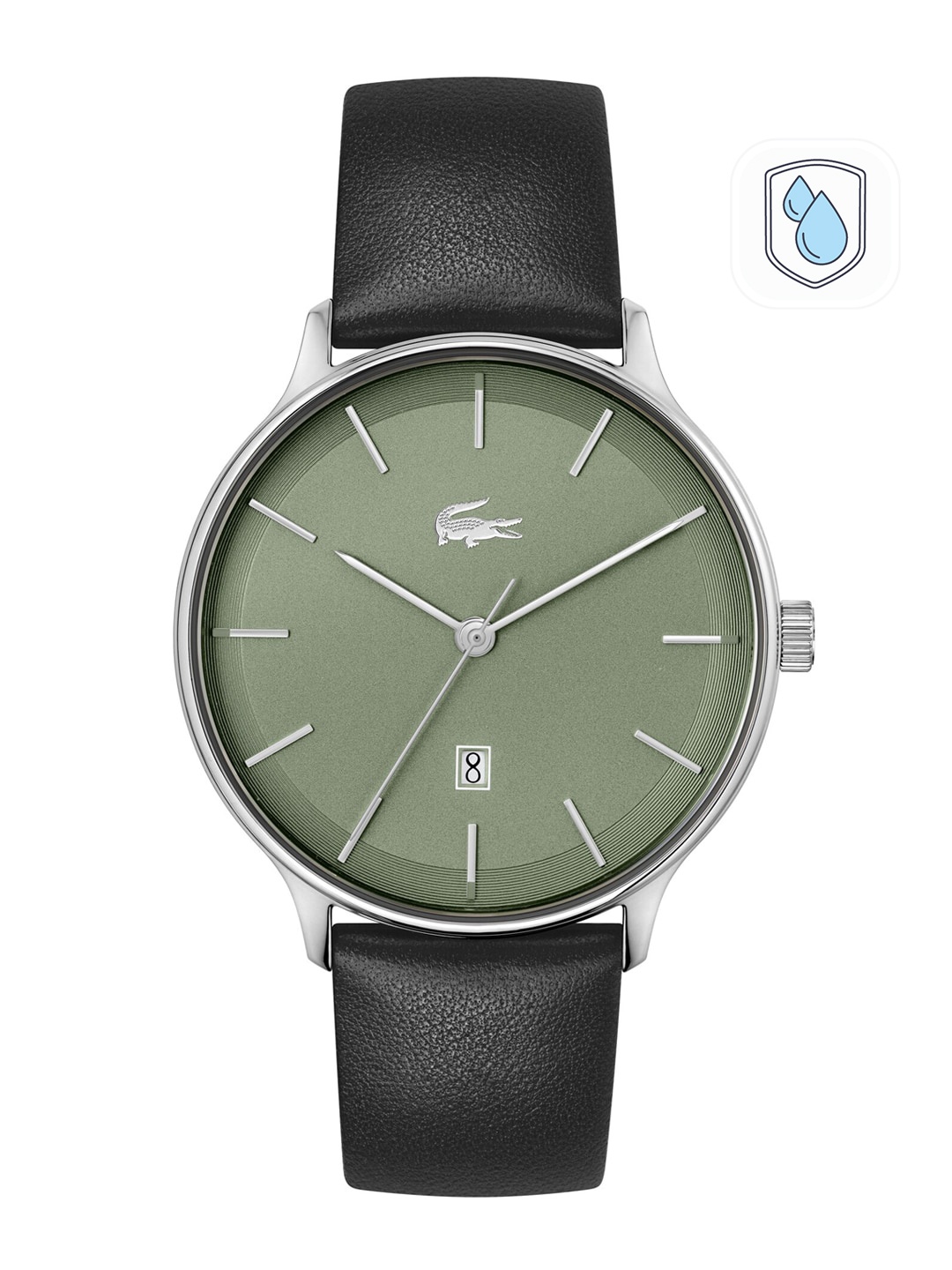 

Lacoste Men Leather Straps Analogue Watch 2011225, Green