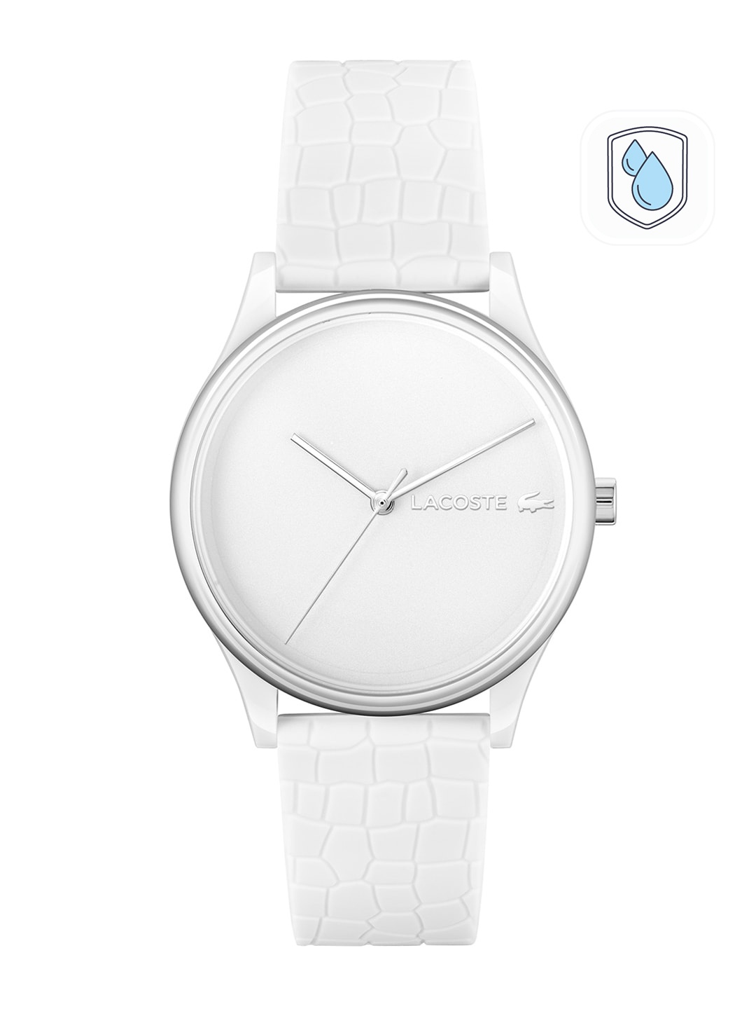 

Lacoste Women Brass Dial & White Straps Analogue Watch 2001246