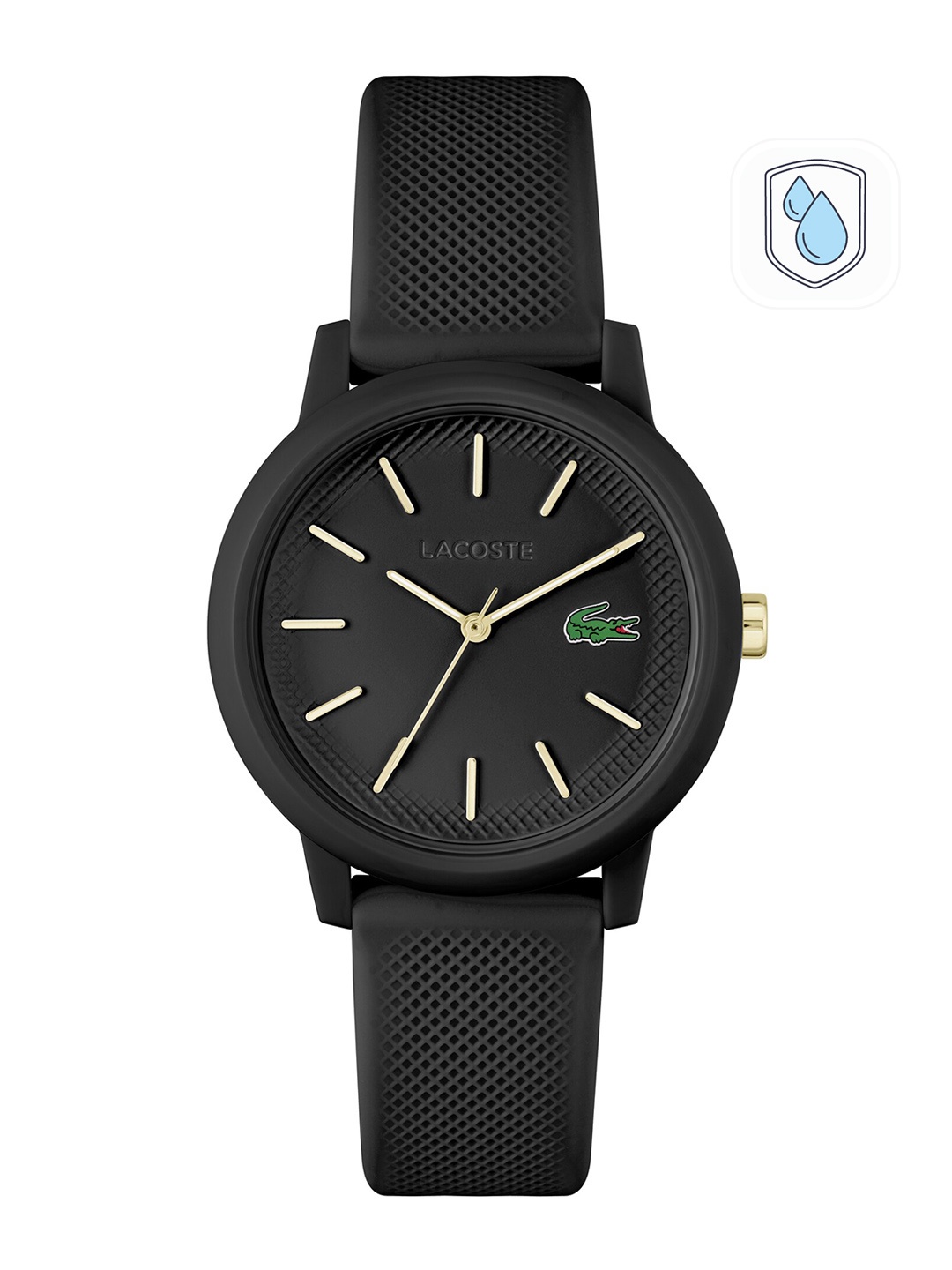 

Lacoste Women Brass Dial & Straps Analogue Watch, Black