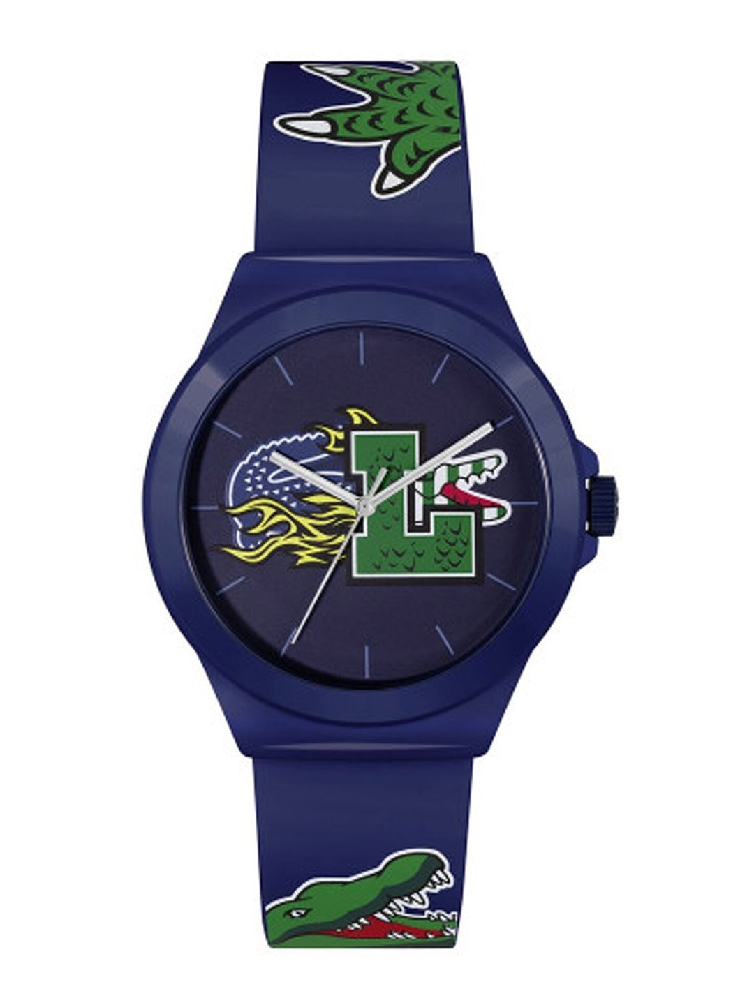 

Lacoste Men Brass Embellished Dial & Straps Analogue Watch, Blue