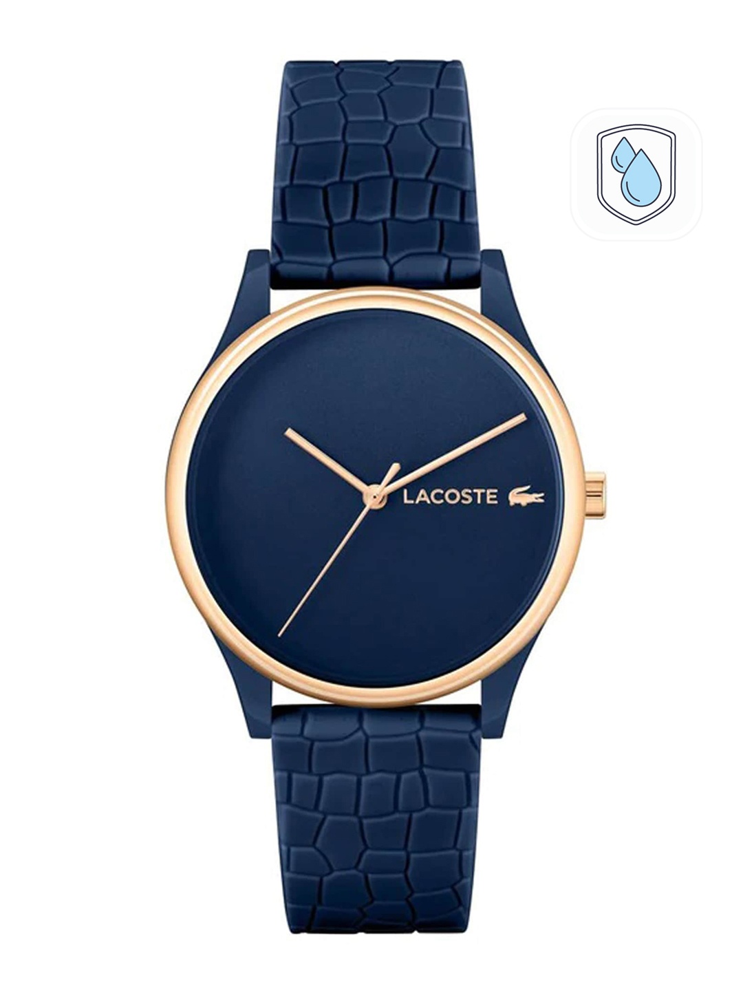 

Lacoste Women Brass Dial & Straps Analogue Watch 2001274, Navy blue