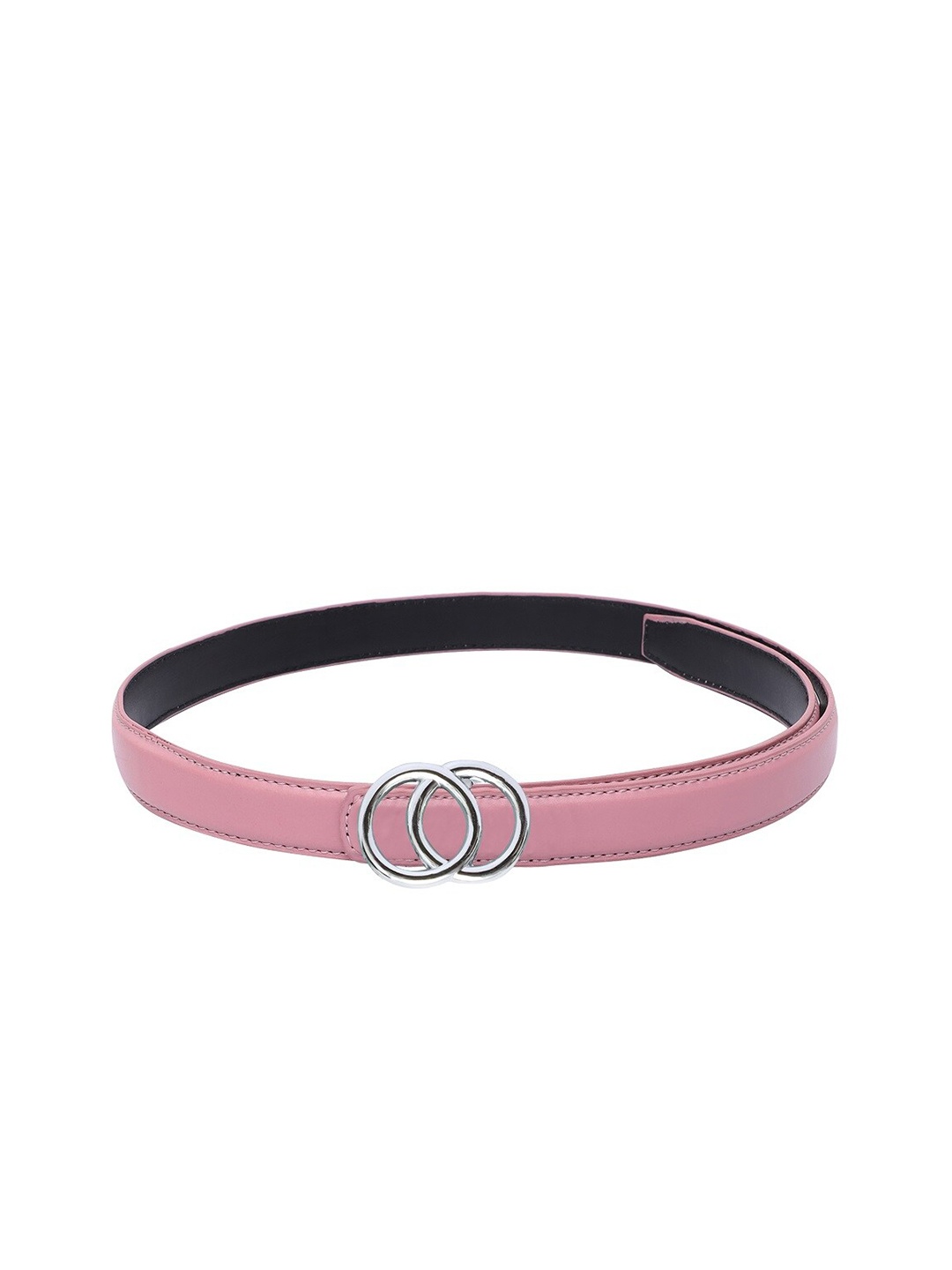 

thickskin Girls Solid Push Pin Slim Belt, Pink