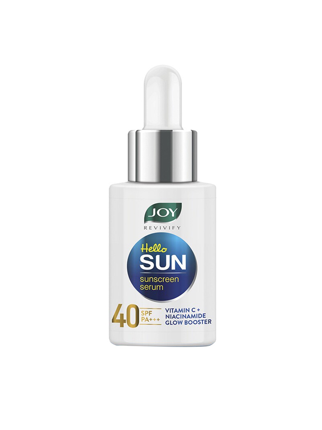 

JOY Hello Sun SPF 40 PA+++ Vitamin C & Niacinamide Sunscreen Serum - 30 ml, White