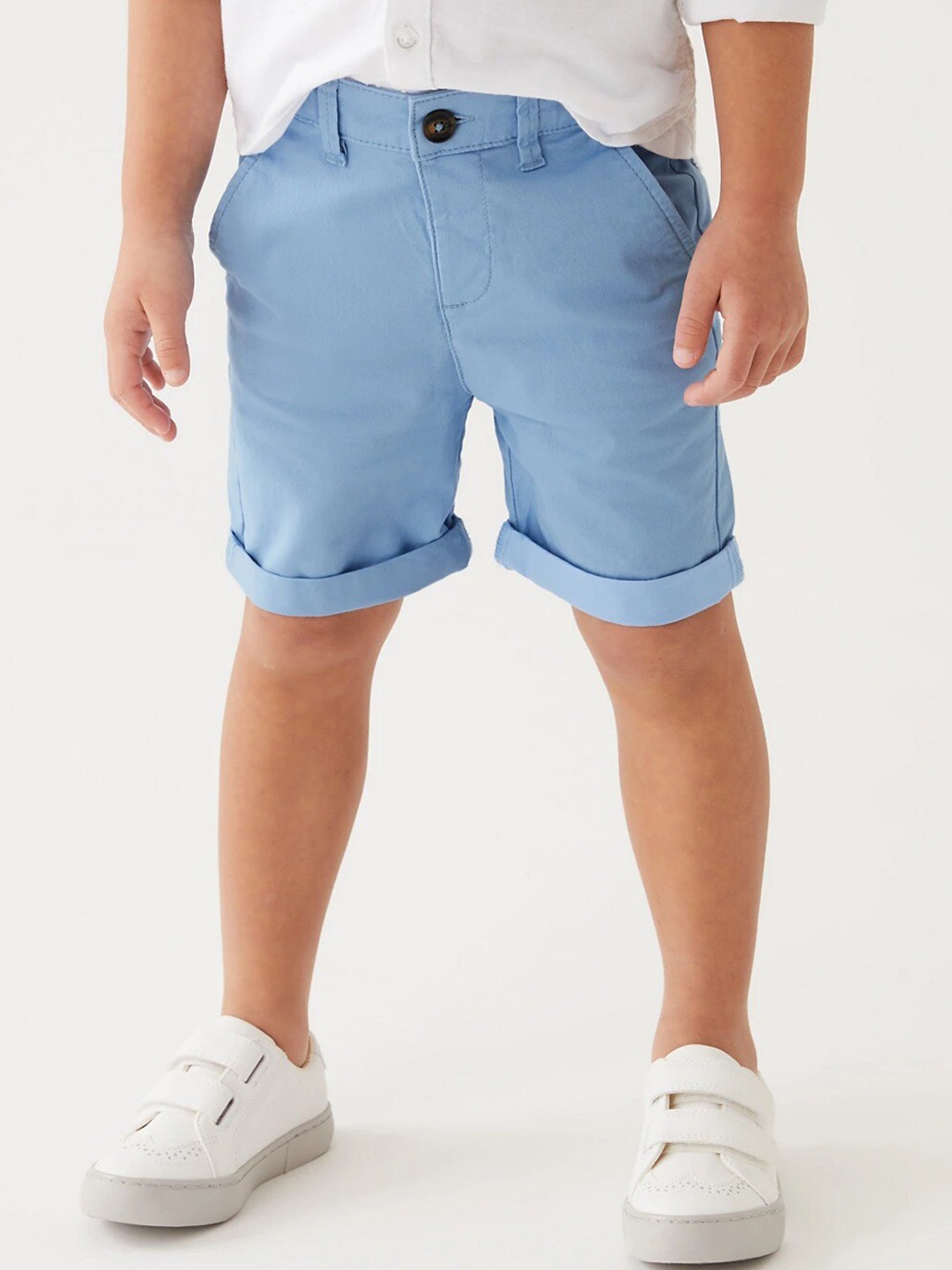 

Marks & Spencer Boys Chinos Shorts, Blue