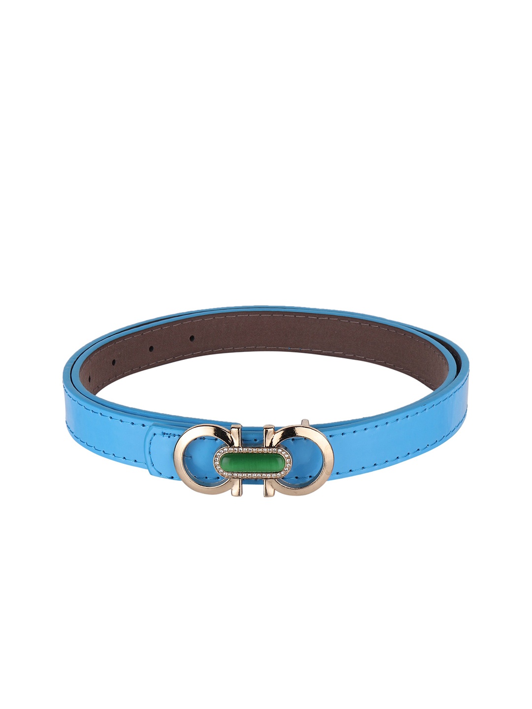 

LONDON FASHION hob Women PU Belt, Blue