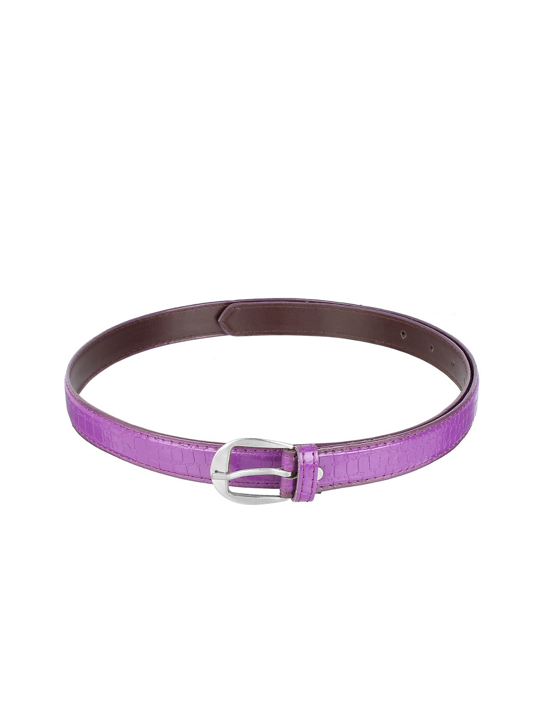 

LONDON FASHION hob Women Solid Tang Belt, Purple